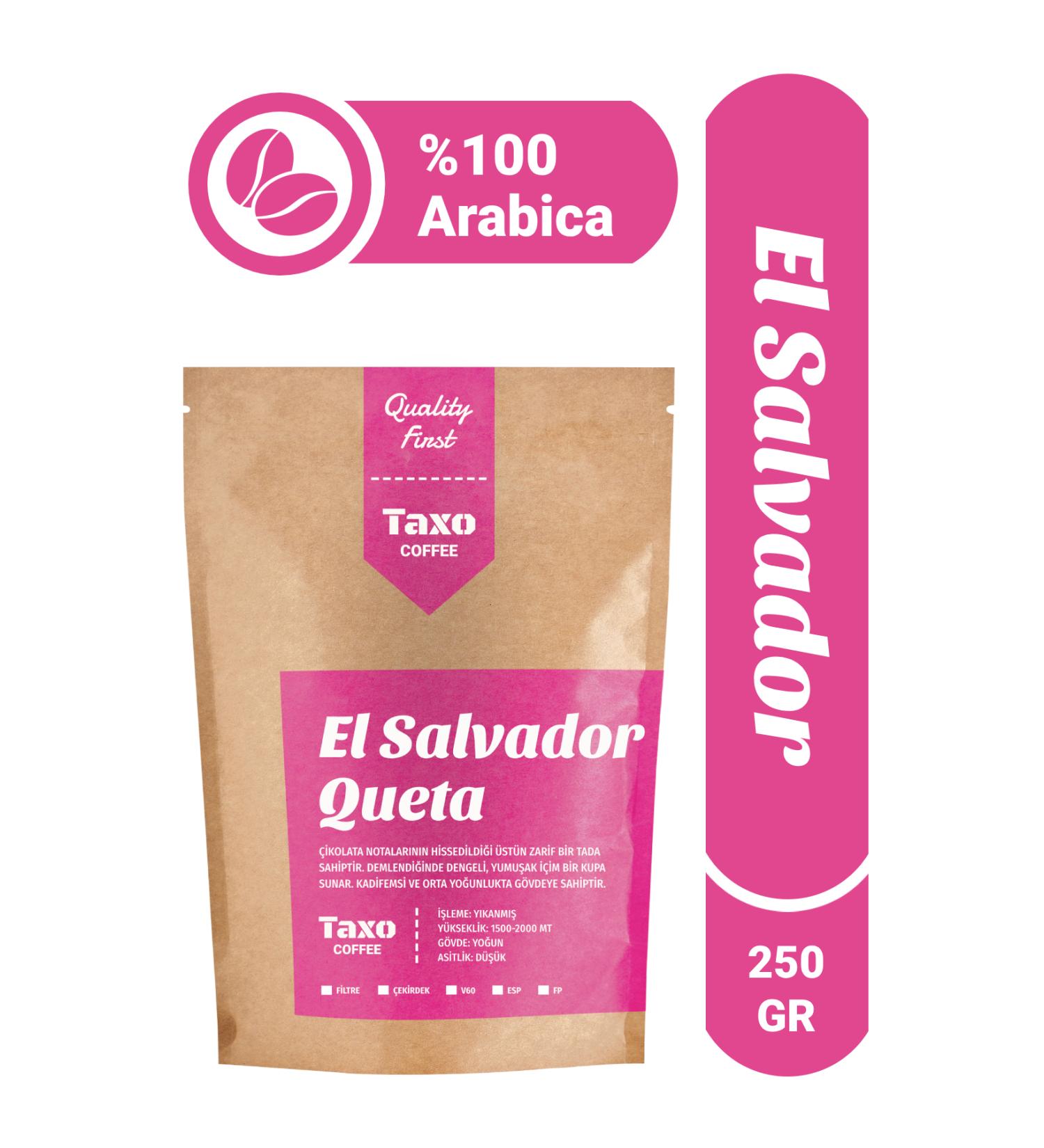 Taxo Coffee El Salvador Queta Shg Filter Coffee 250gr - Buy Online on GoSupps.com