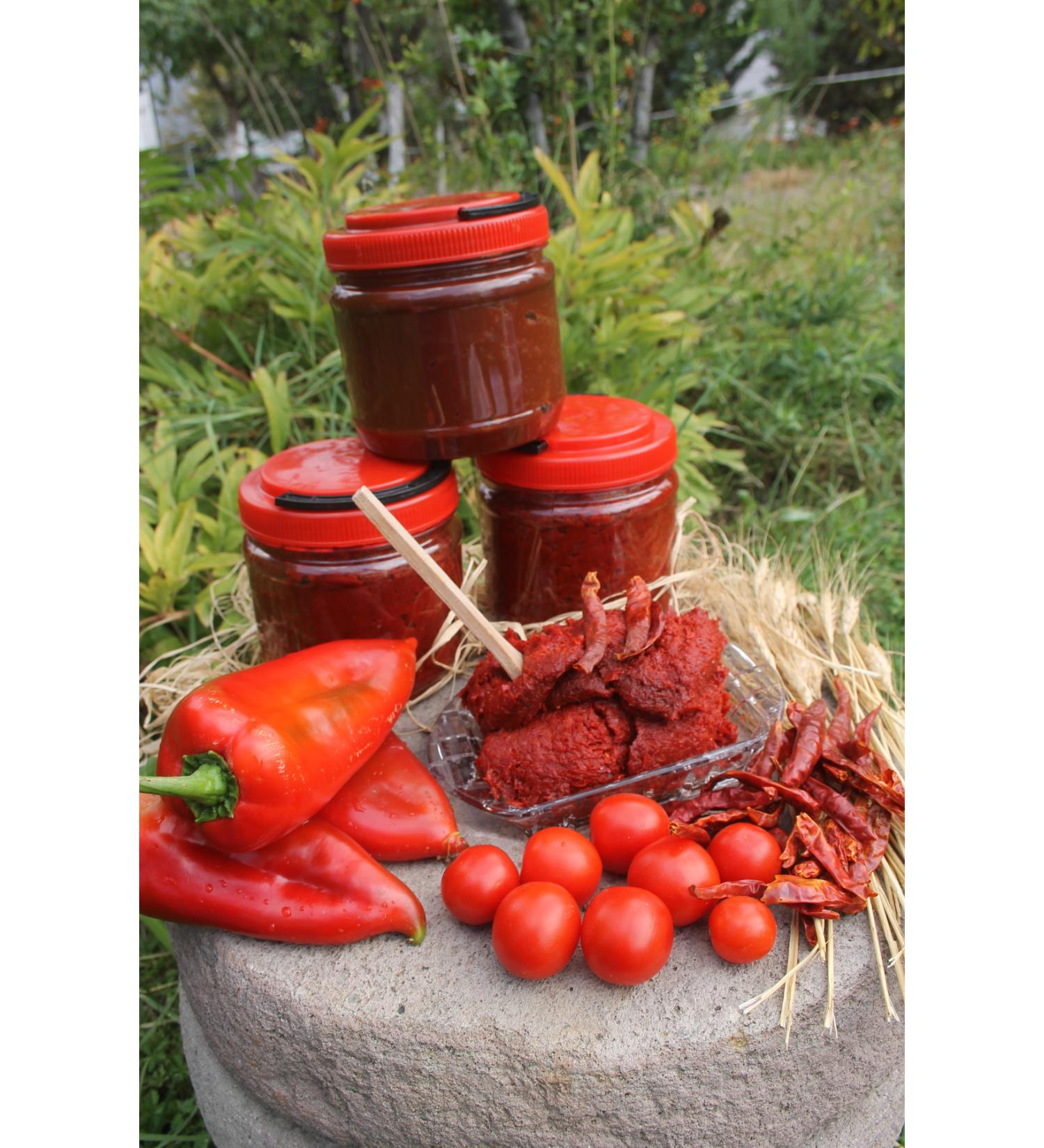 my organic flavors Hatay Local Handmade Sweet Natural Pepper Paste 1kg - Buy Online on GoSupps.com