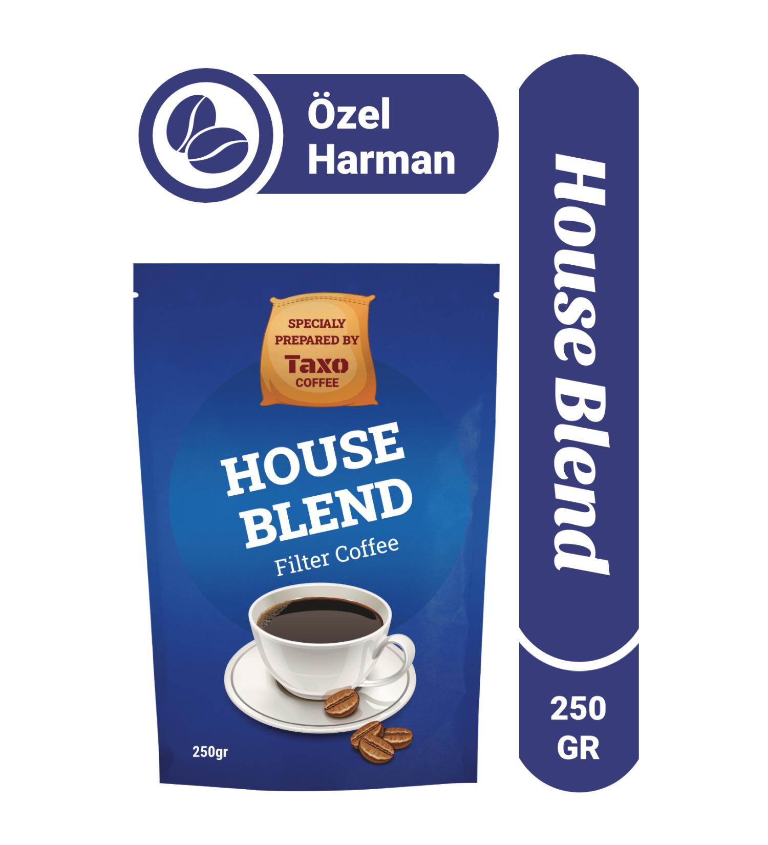 Taxo Coffee House Blend Filter Coffee 250gr - Buy Online on GoSupps.com