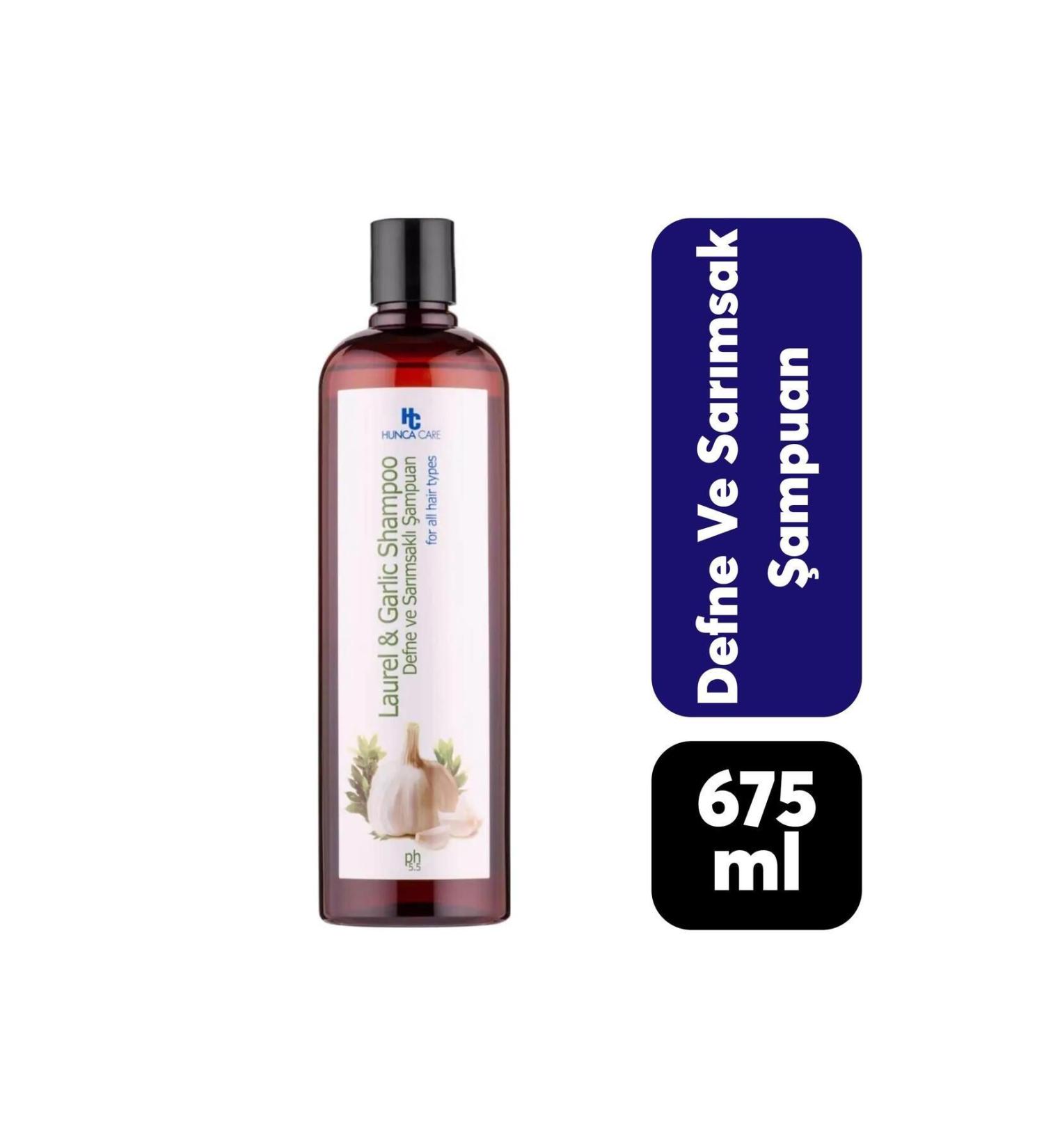 Hunca Shampoo 675 ml Laurel & Garlic