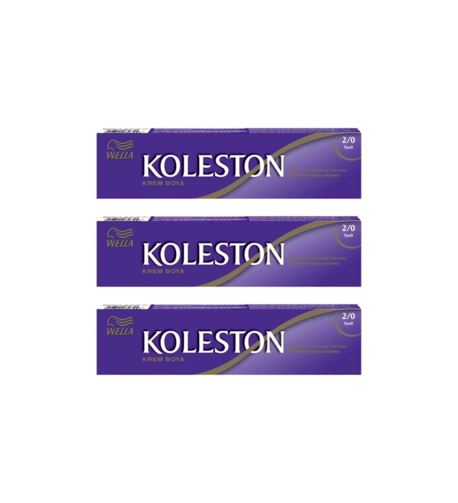 Wella Tube Paint 50 ml - 2.0 Black 3 Pieces