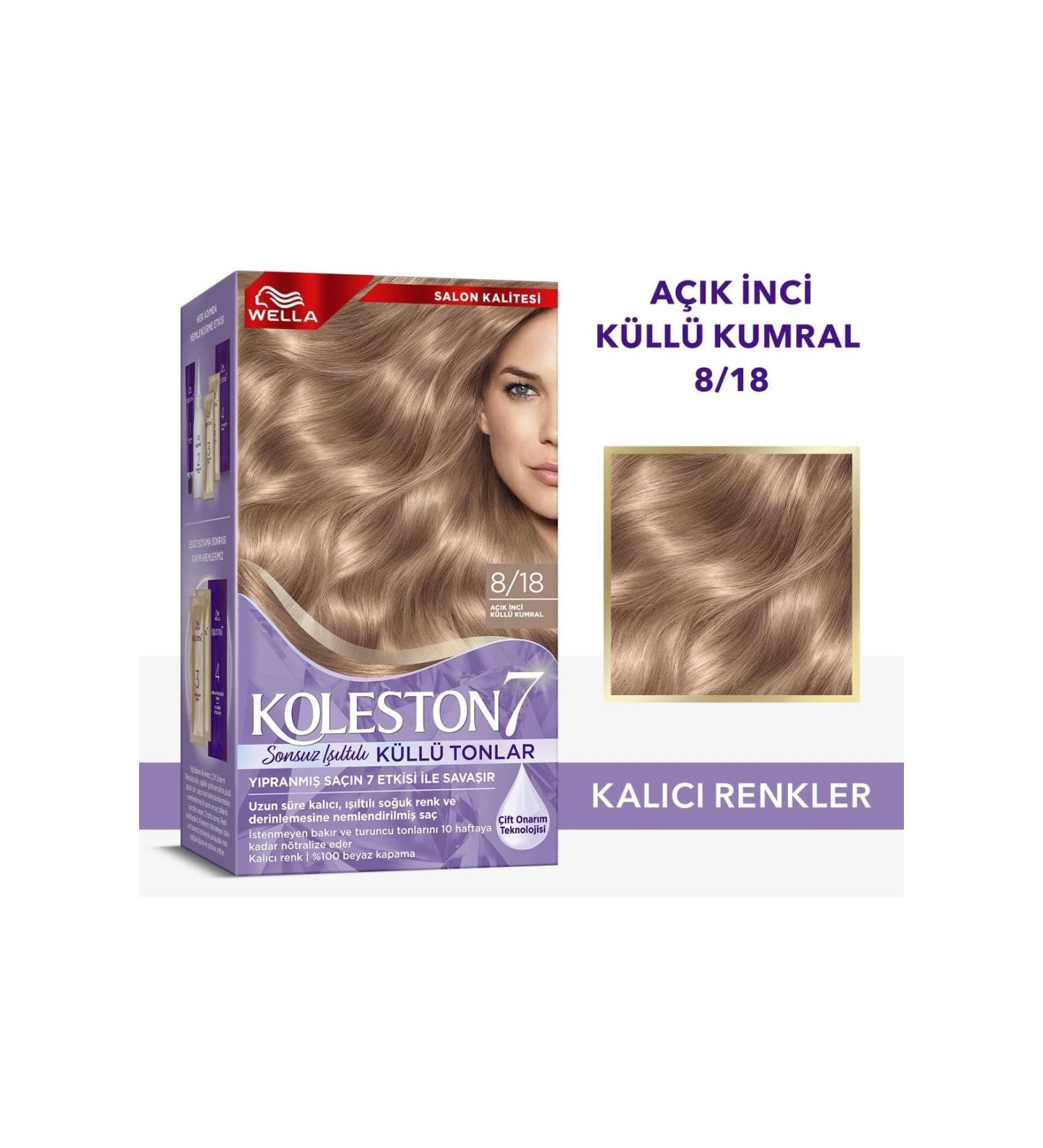 Wella Koleston Supreme Infinite Luminous Ash Tones Hair Dye 8/18 Light Pearl Ash Blonde - Buy Online on GoSupps.com