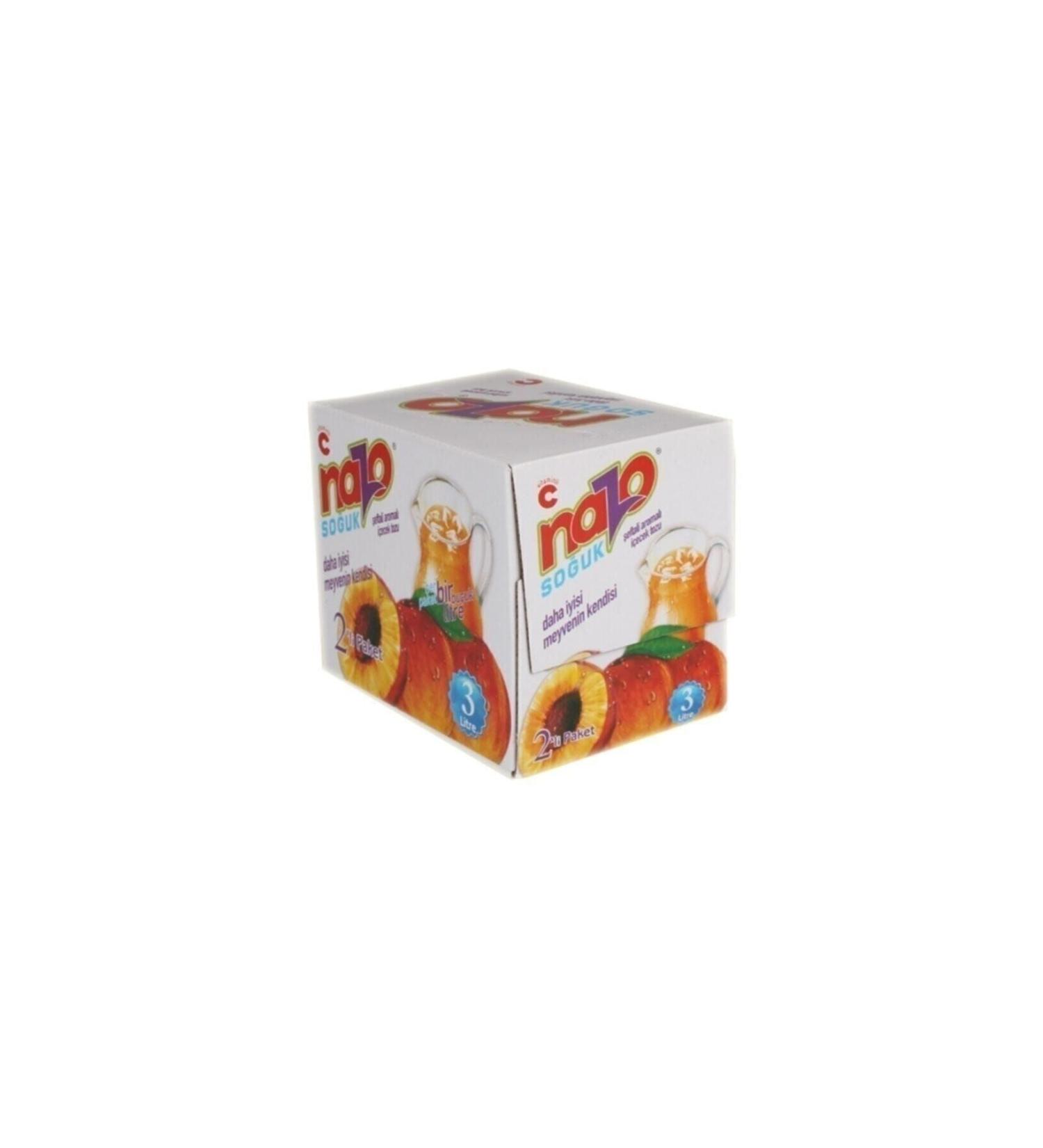 NAZO 9gr Peach Flavored Powder Drink 24pcs