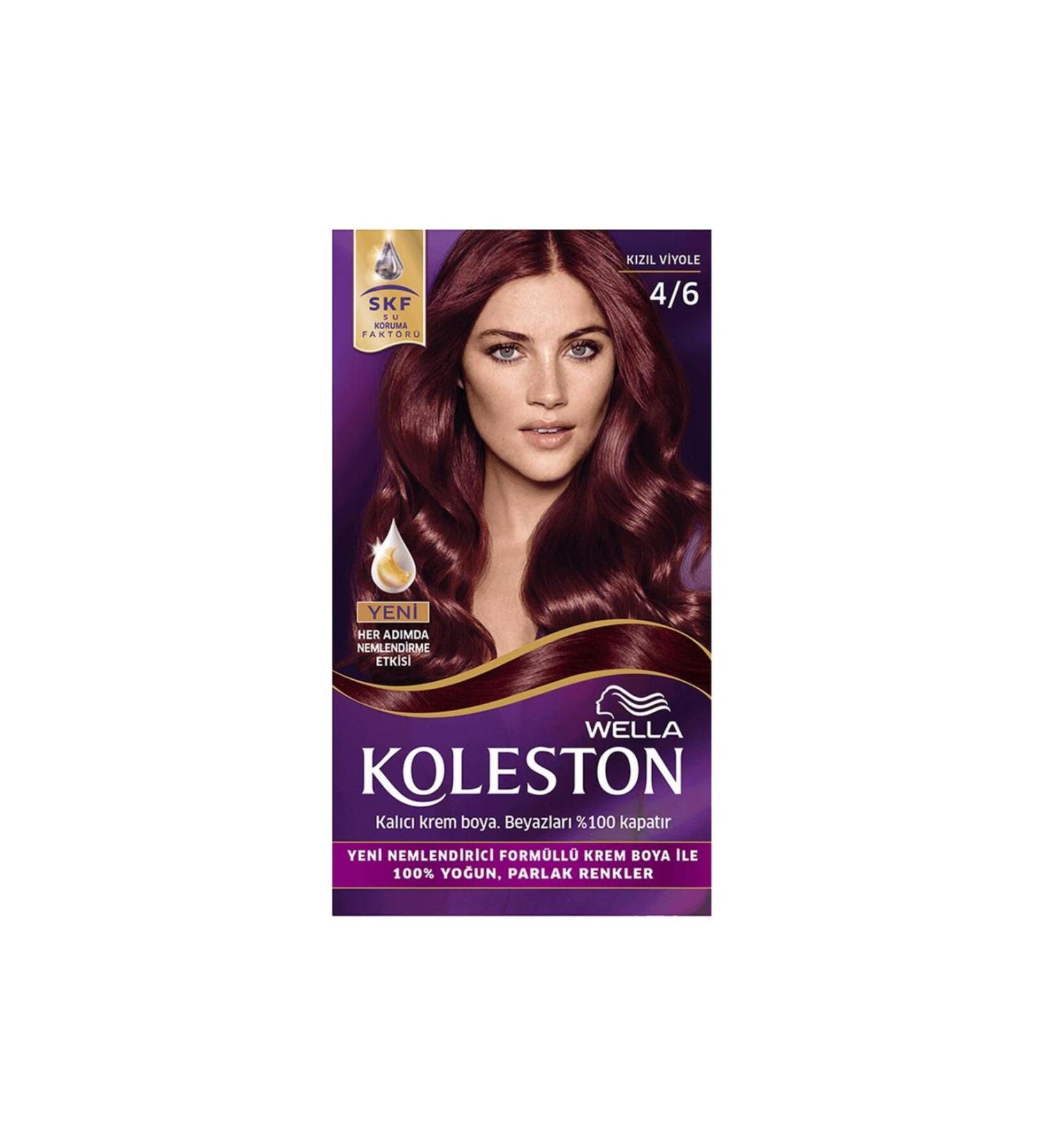 Wella Koleston Kit Hair Dye 4/6 Red Violet