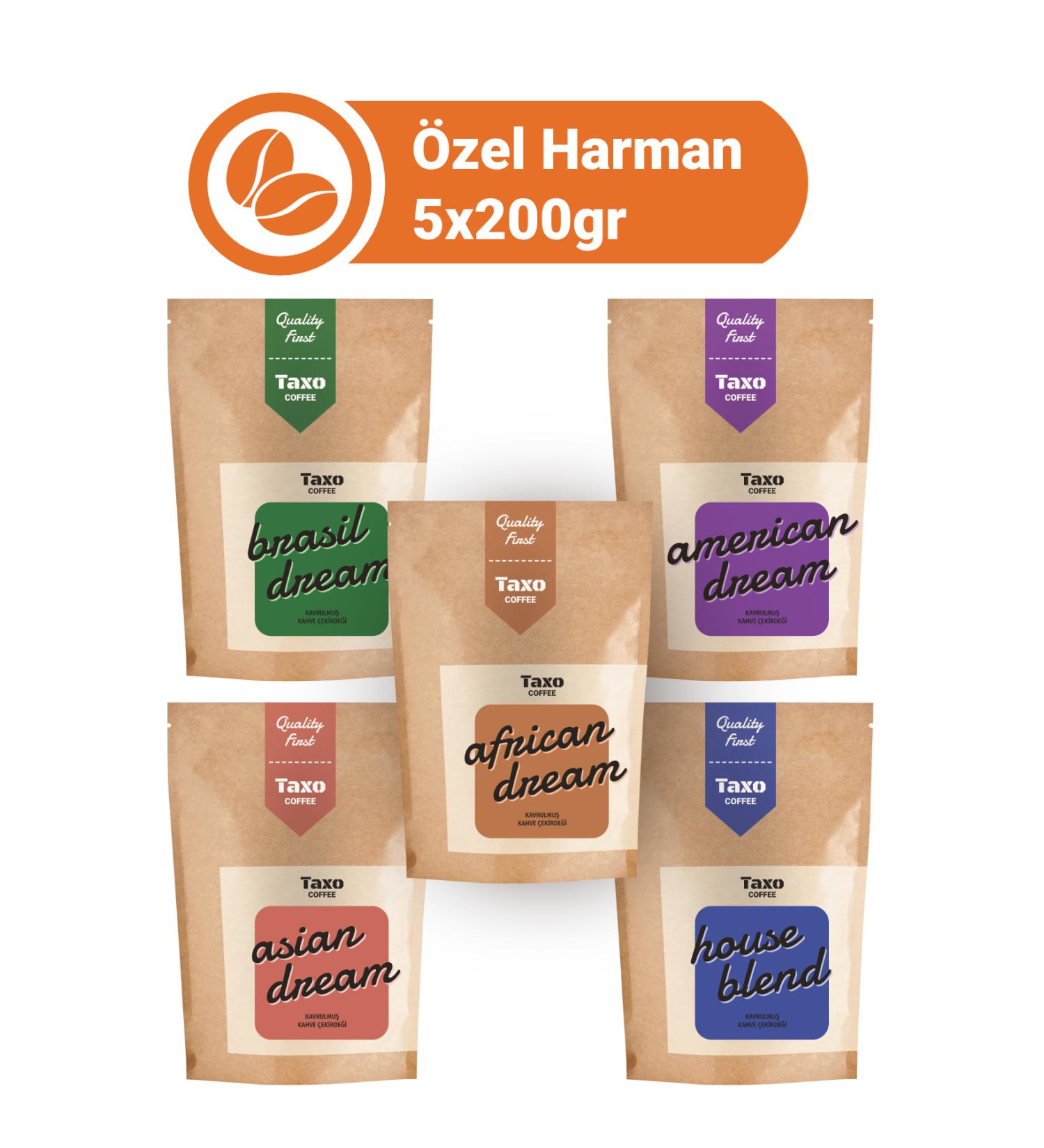 Taxo Coffee Filter Coffee Blends 5x200gr - Buy Online on GoSupps.com