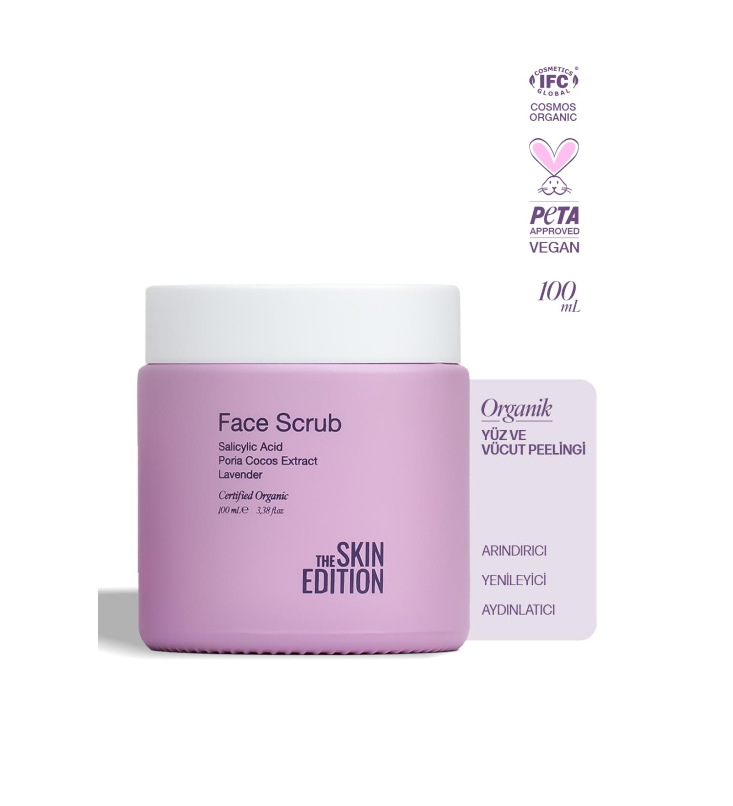 The Skin Edition Organic | Purifying & Brightening Face & Body Scrub | Salicylic Acid Lavender - Buy Online on GoSupps.com