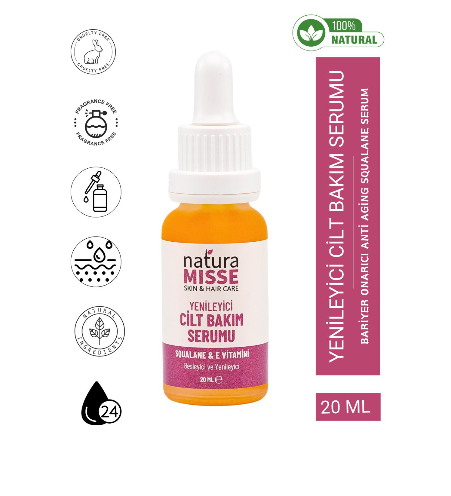 naturamisse Regenerating Skin Care Serum 20 ml Anti-Aging Skin Tone Equalizing Anti-Wrinkle Serum - Buy Online on GoSupps.com