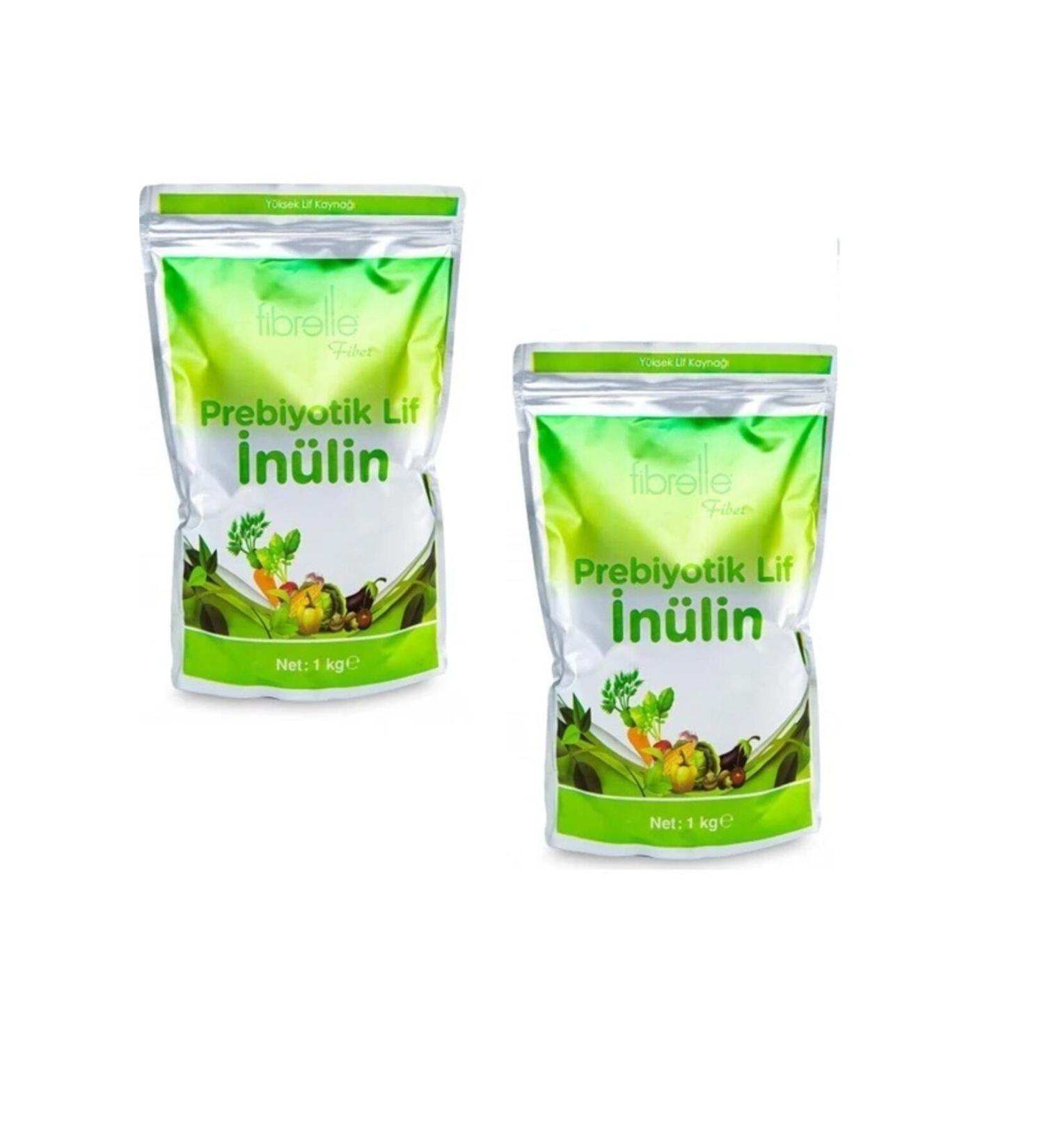 Fibrelle Inulin Prebiotic Fiber Chicory 1 kg Package 2 Packages - Buy Online on GoSupps.com