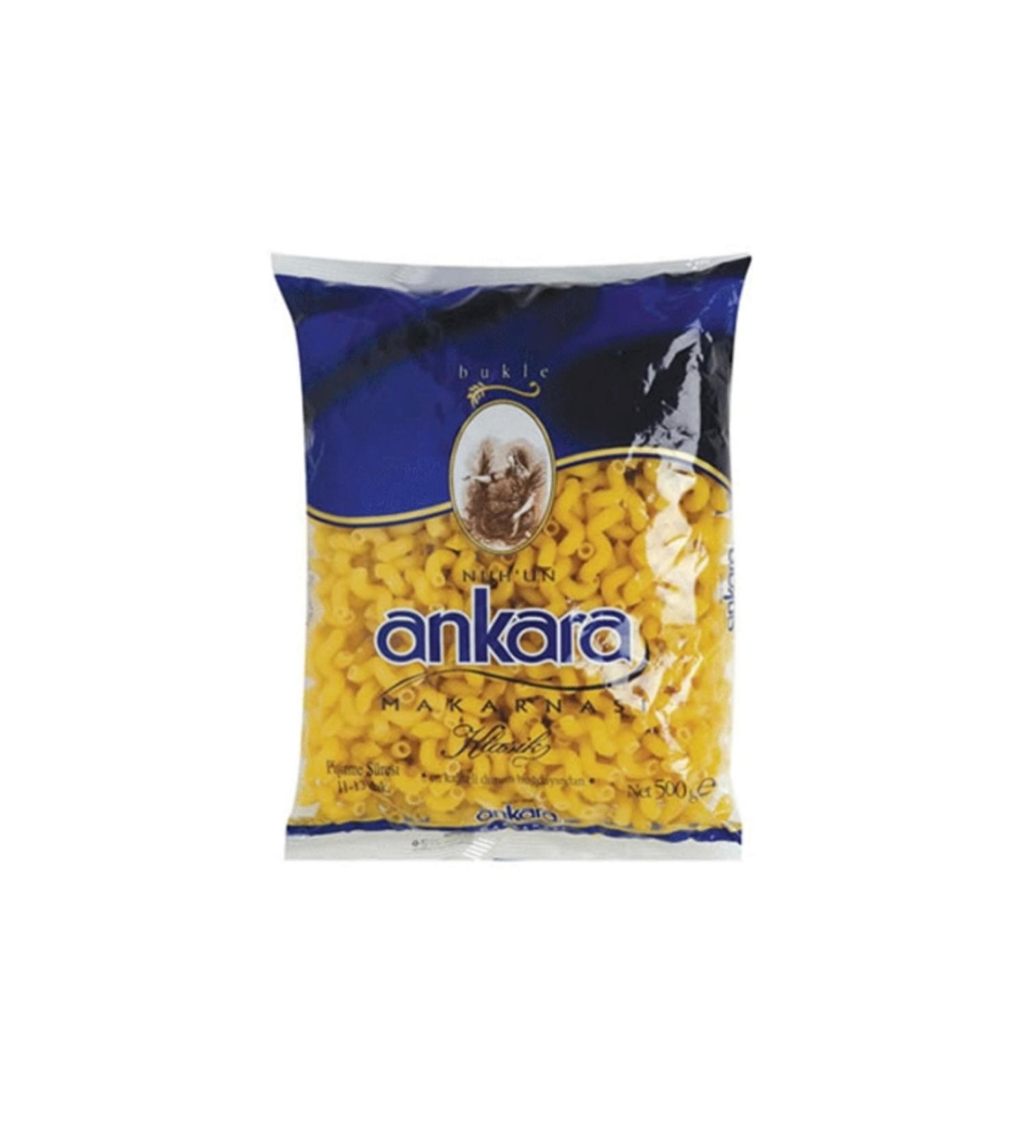 Ankara Pasta Ankara Curl Pasta 500 Gr. (12 PIECES)