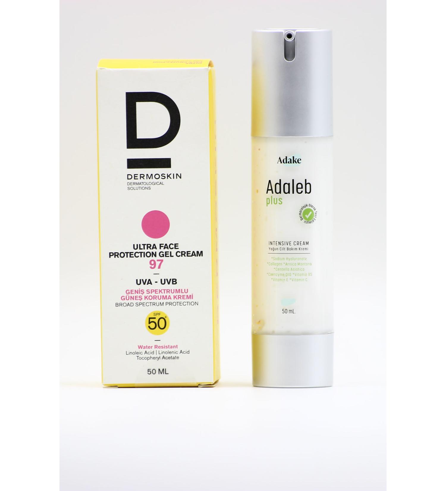 Dermoskin Ultra Face 97 Broad Spectrum Sunscreen and Anti-Spot Adaleb Cream - Buy Online on GoSupps.com