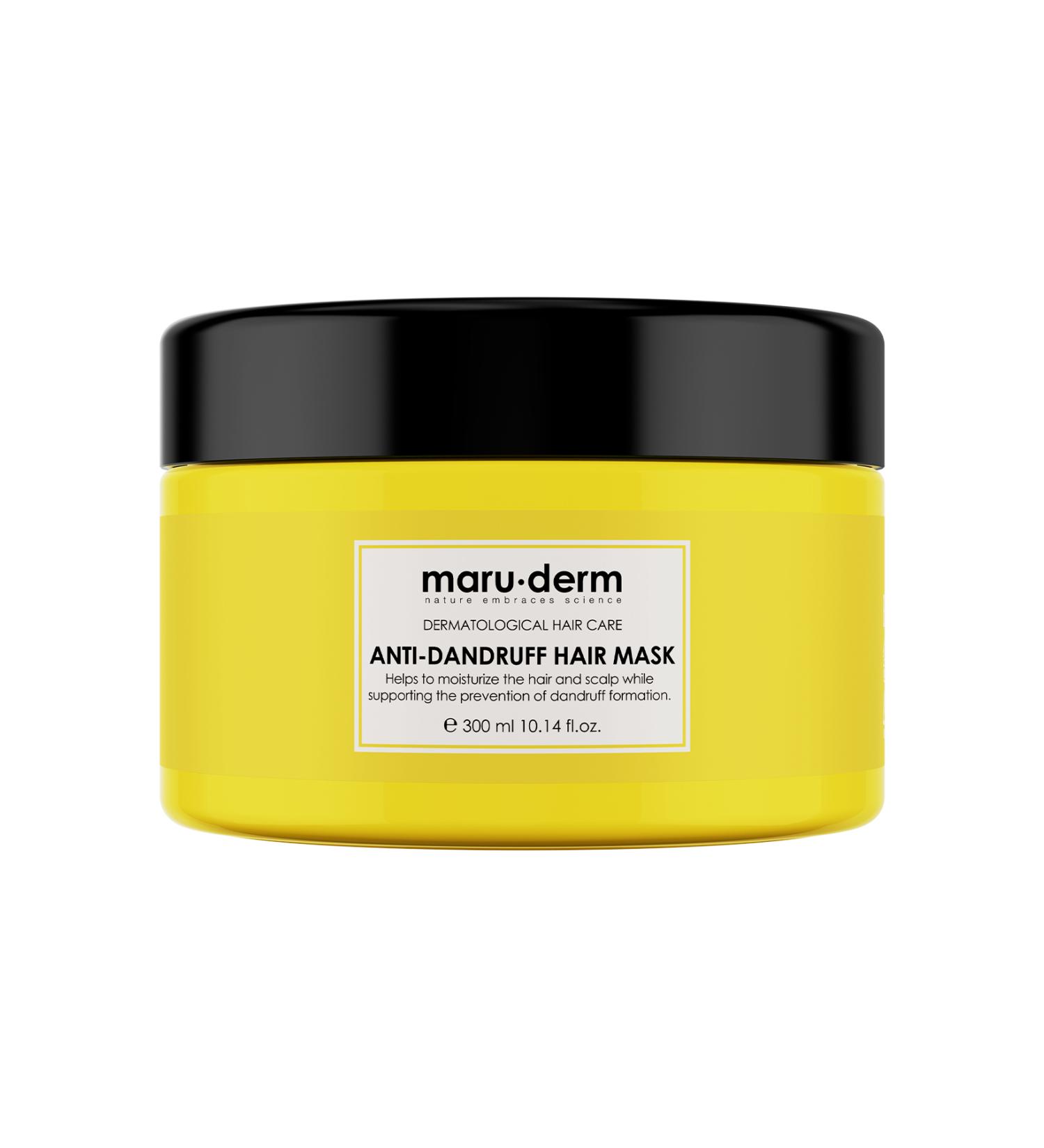Maru.Derm Hair Mask | Anti-Dandruff Hair Mask 300 ML | Normal/Oily Hair | Vegan - Buy Online on GoSupps.com