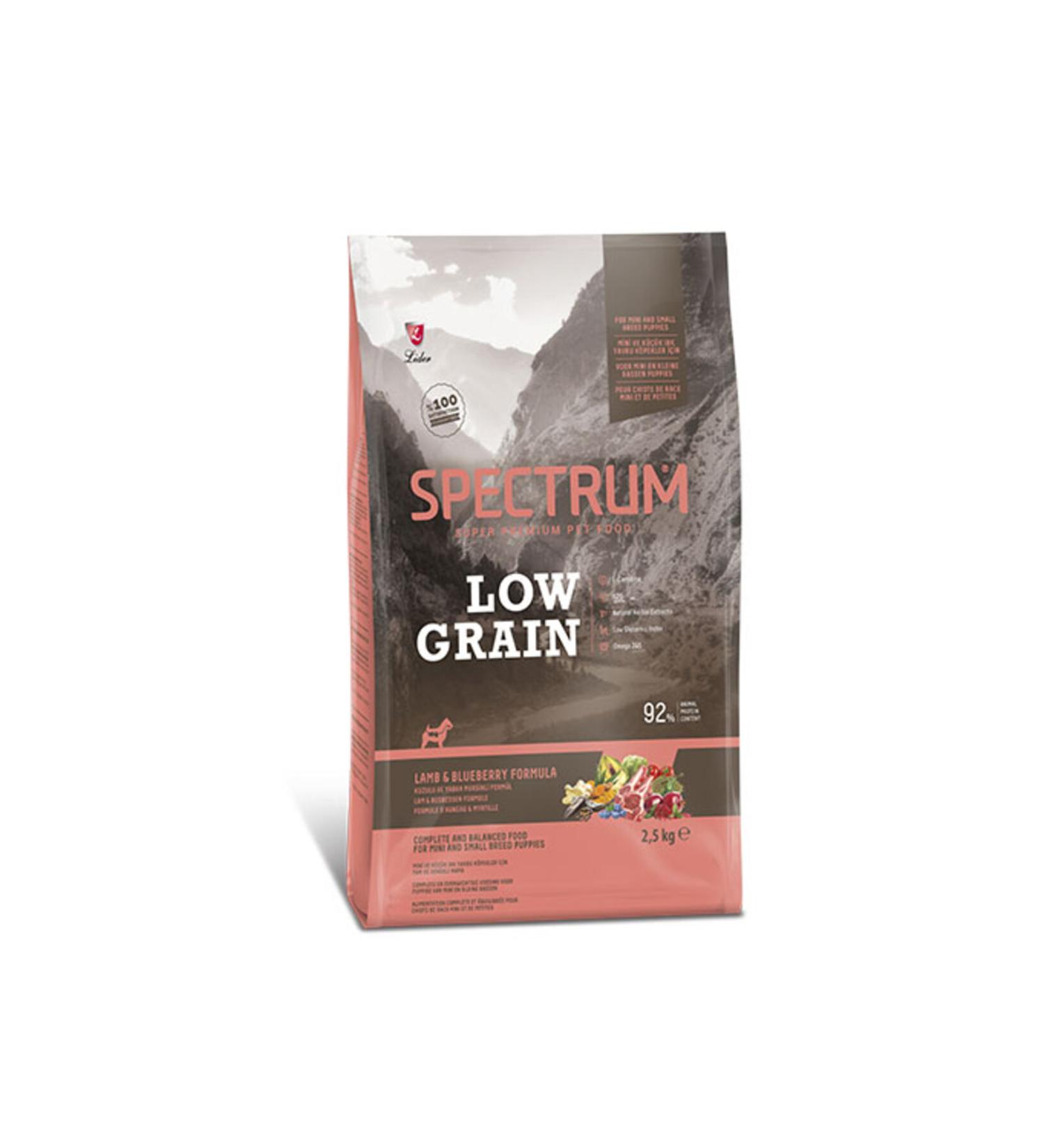 Spectrum Lamb and Blueberry Small Breed Low Grain Puppy Food 2.5 Kg