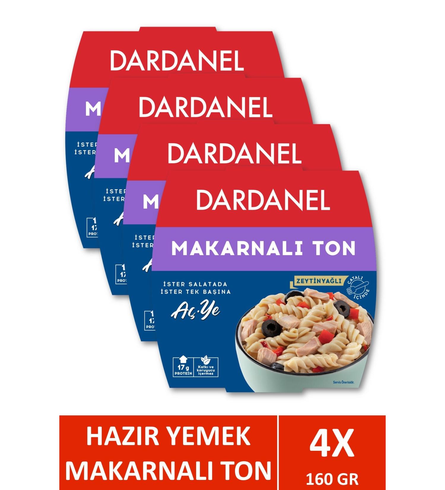 Dardanel Open Eat Tuna with Pasta 160 gr X 4 Pieces - Buy Online on GoSupps.com