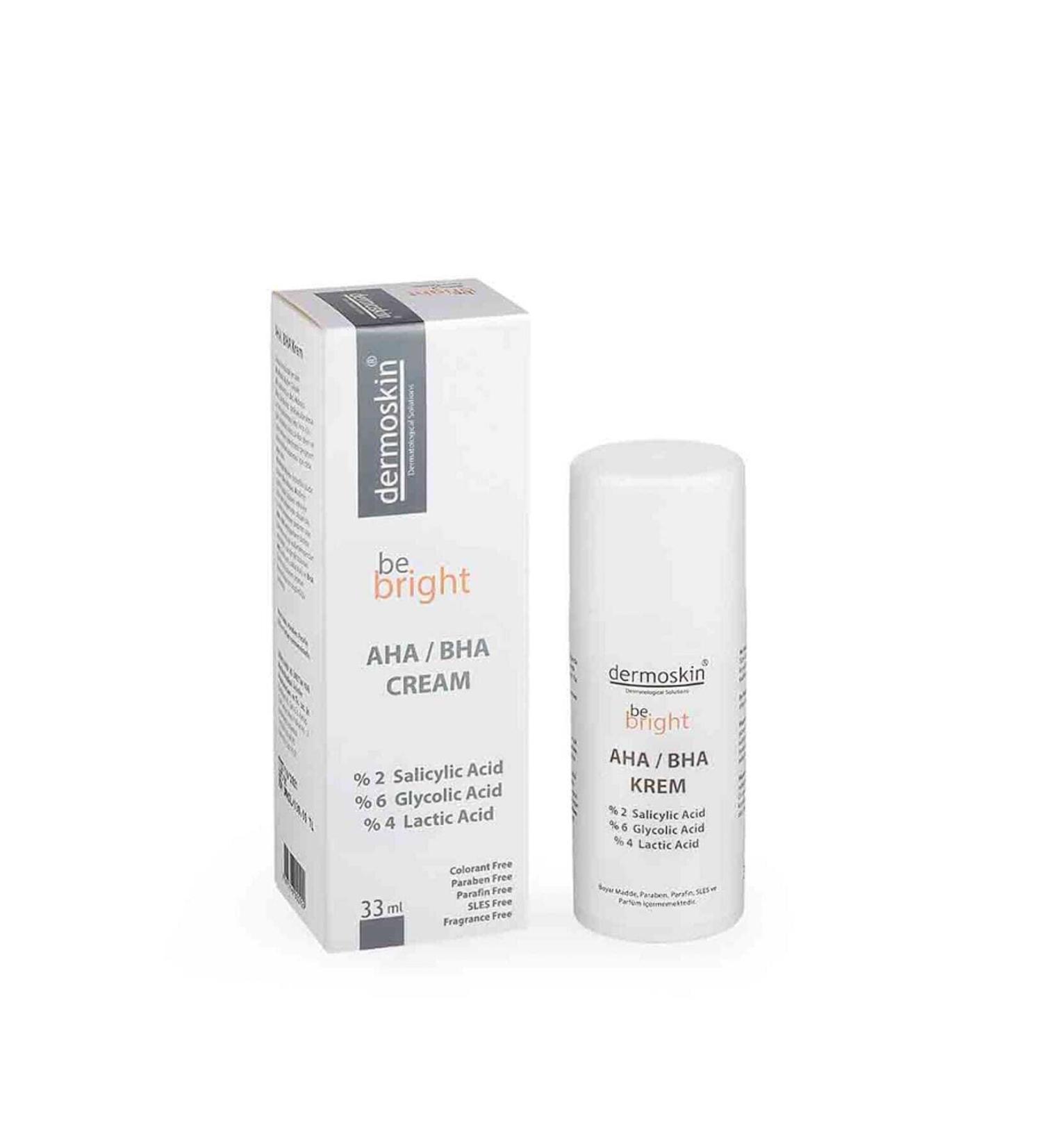 Dermoskin Be Bright Aha/bha Cream 33 ml
