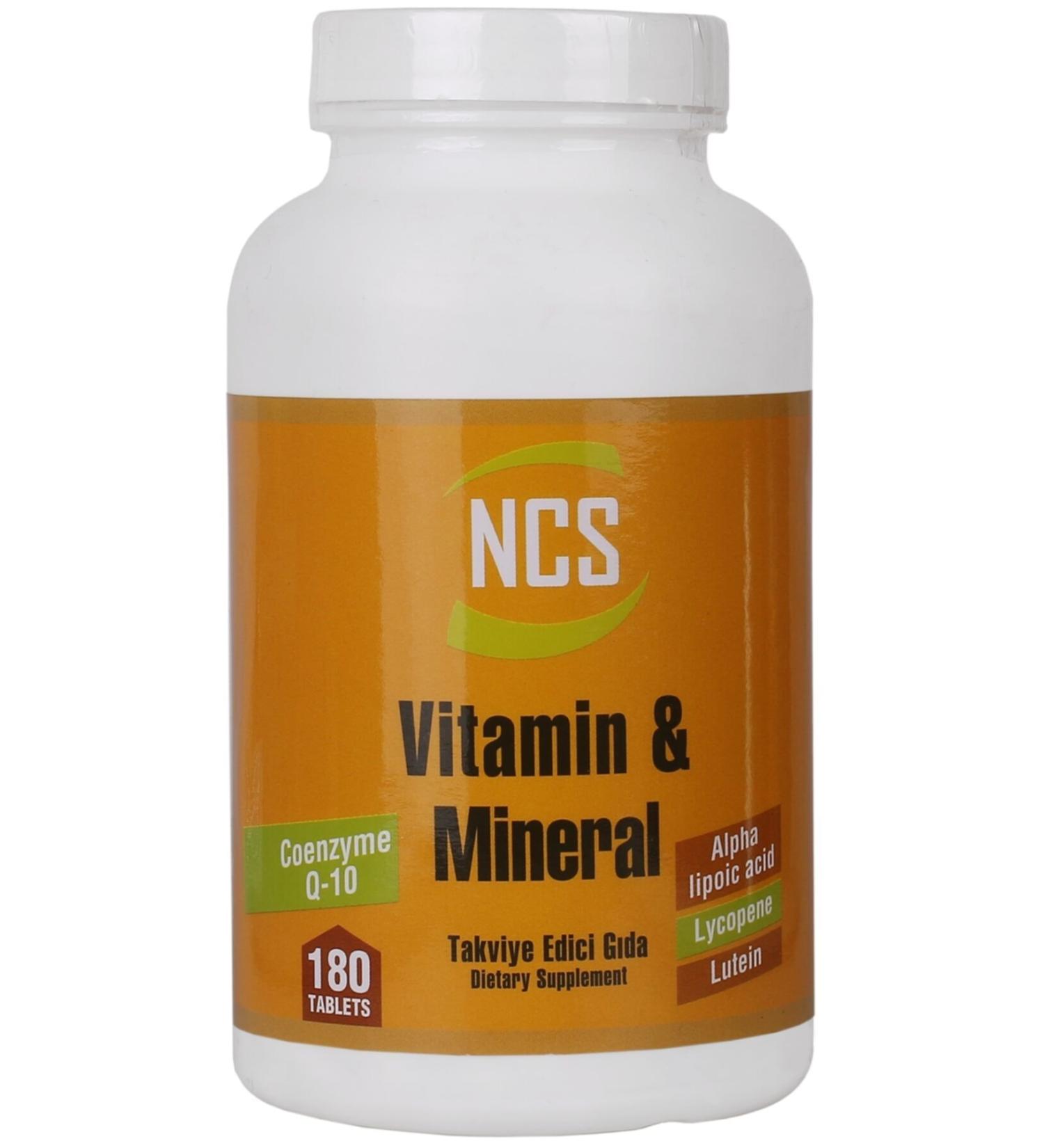 Ncs Vitamin Mineral Multivitamin 180 Tablets Coenzyme Supported - Buy Online on GoSupps.com
