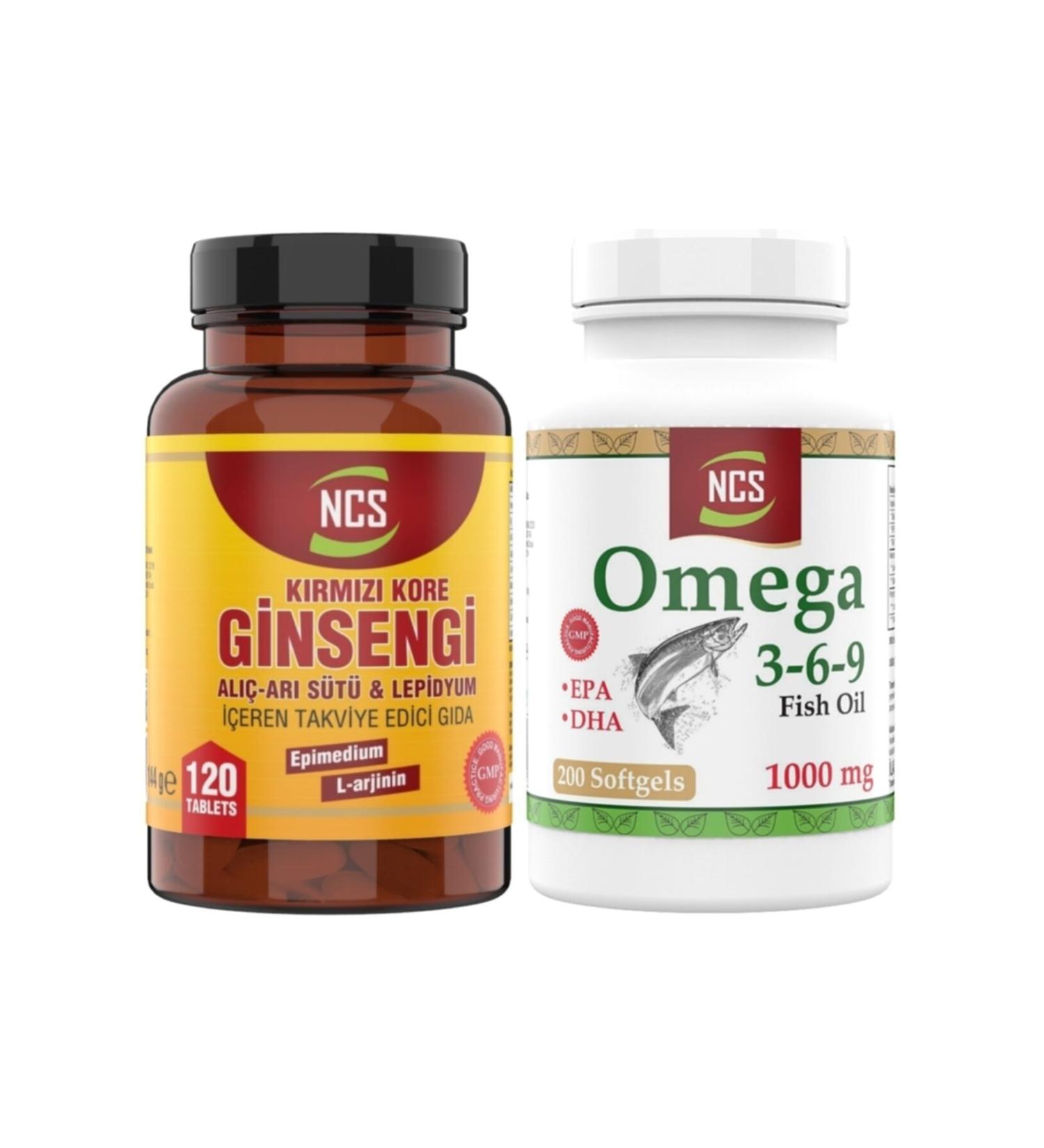 Ncs Ginseng Epimedum 120 Tablets Omega 3 6 9 Fish Oil 200 Capsules - Buy Online on GoSupps.com