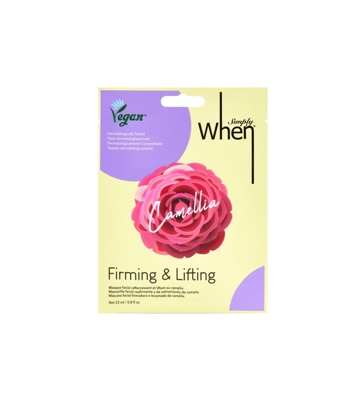 When Vegan Camellia Firming & Lifting Mask - Vegan Camellia Firming Face Mask