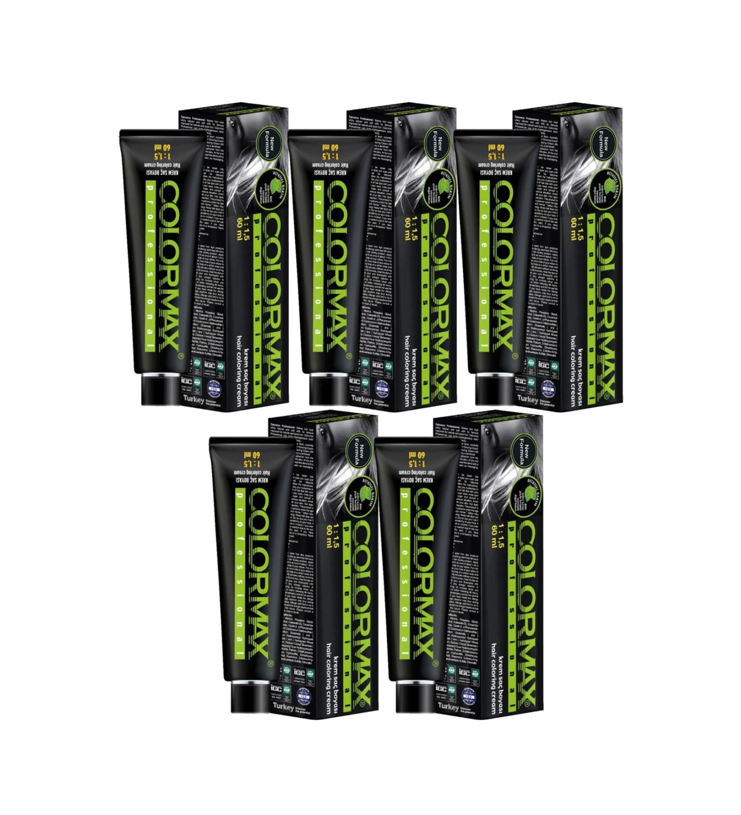 Colormax New Formula 2025/07.43 Blonde Copper Dore 60 Ml 5 Pieces Hair Dye