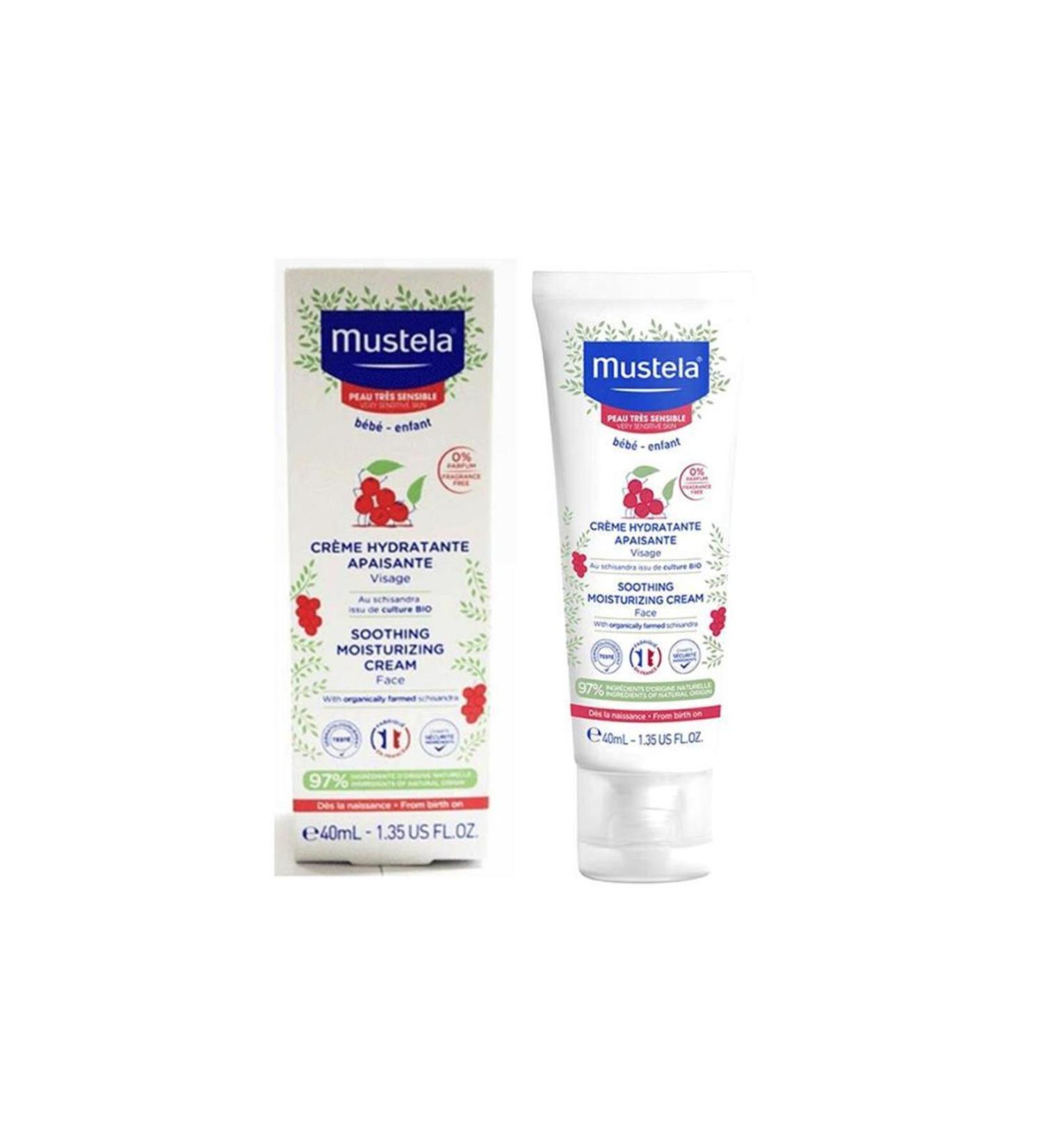 Mustela Soothing Moisturizing Cream Face 40 ml