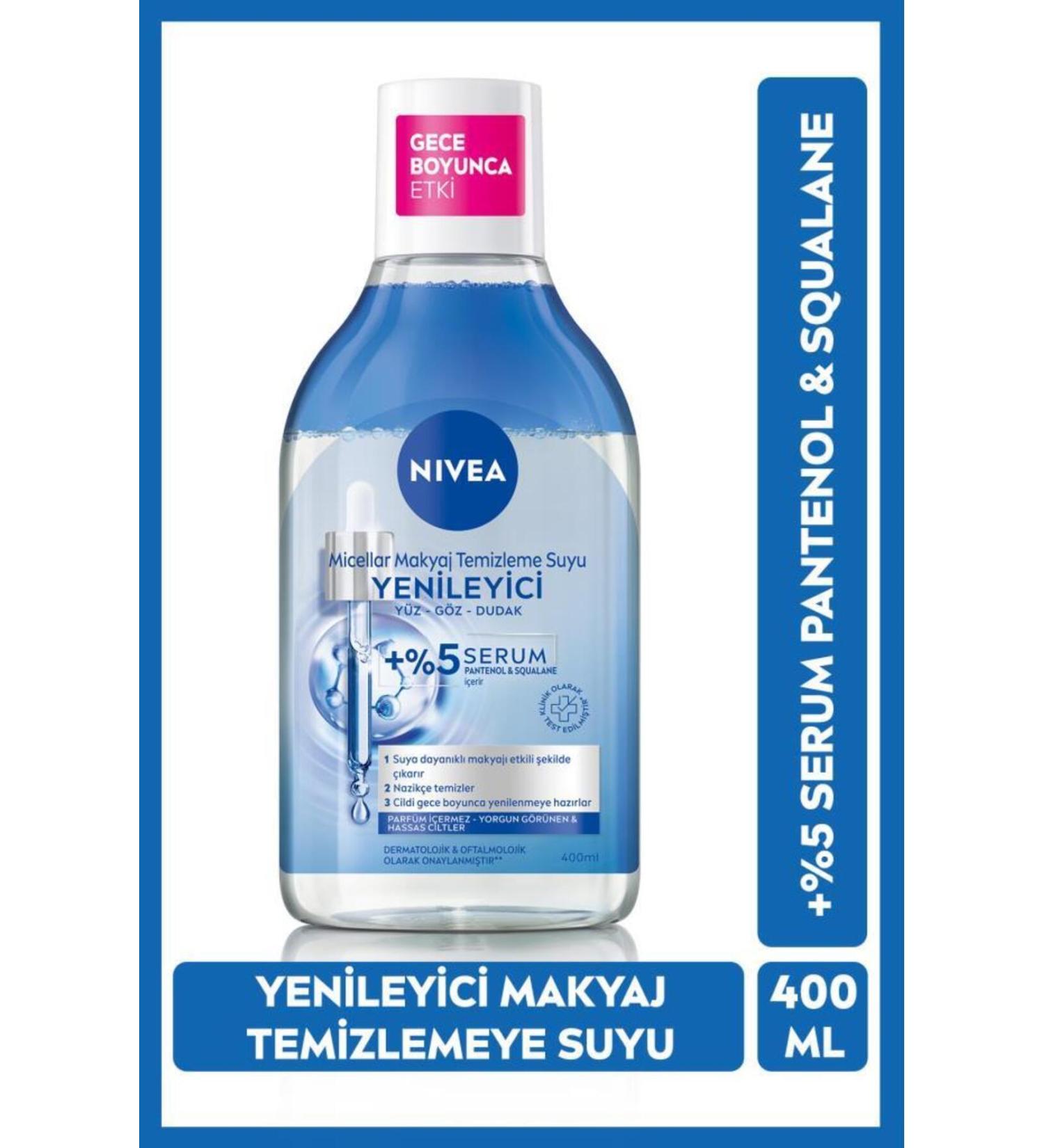 NIVEA Gentle Skin Purifying Refreshing and Revitalizing Make-Up Remover Water-400ml eleg.1985
