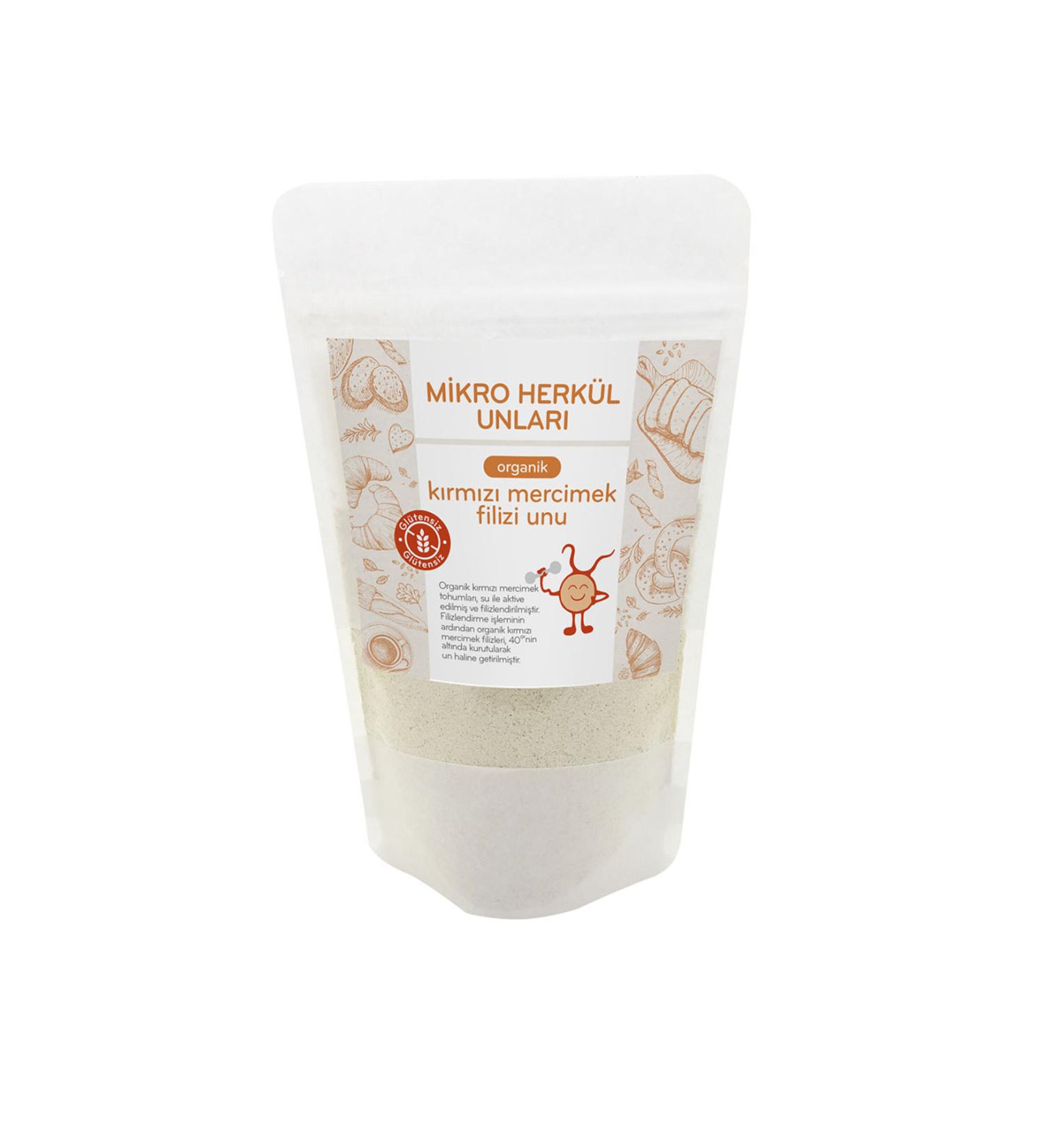 Improvisation Food Organic Sprouted Red Lentil Flour (500 gr)