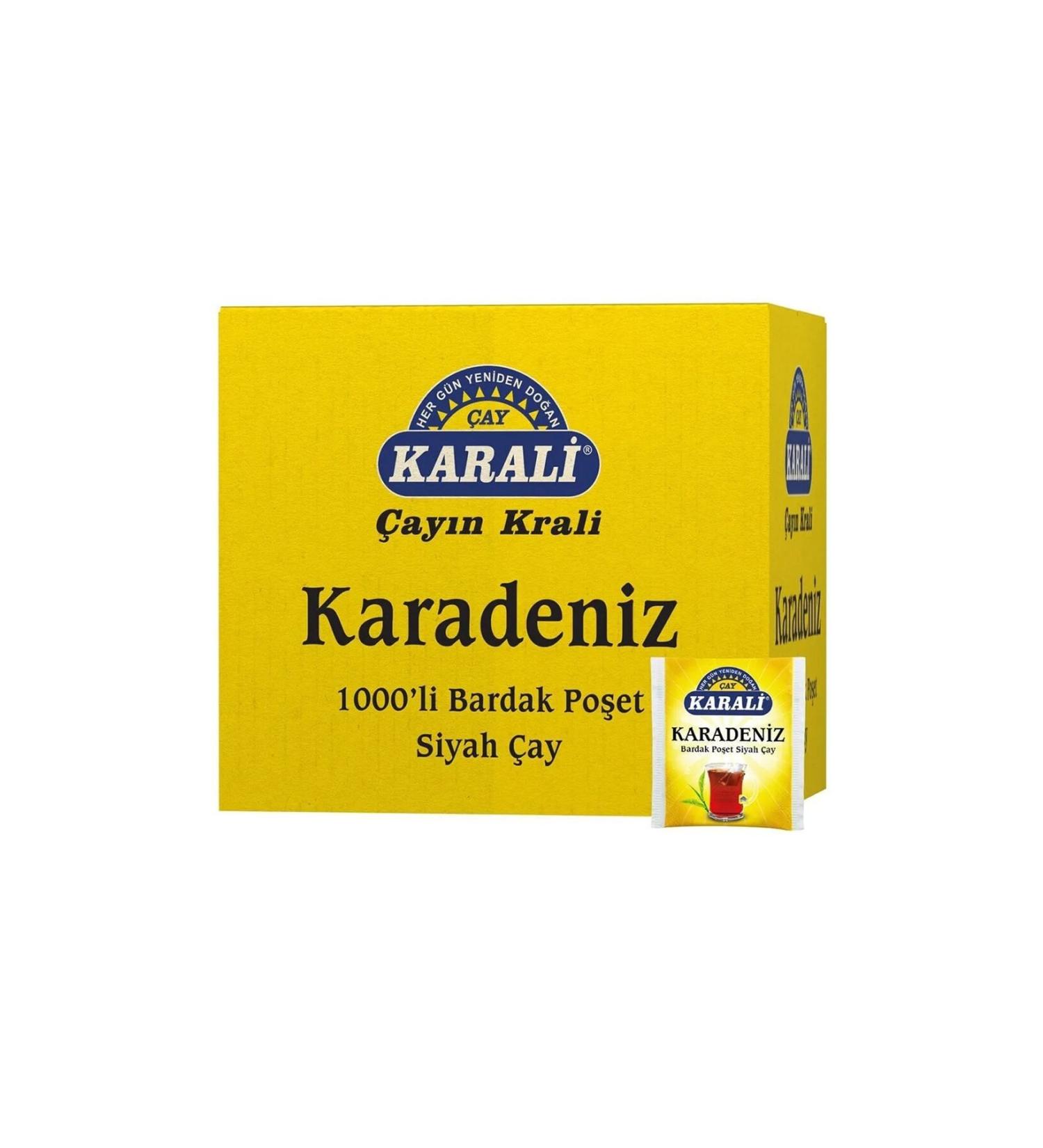 Karali Black Sea Cup Tea Bag 1000 X 1.5 gr