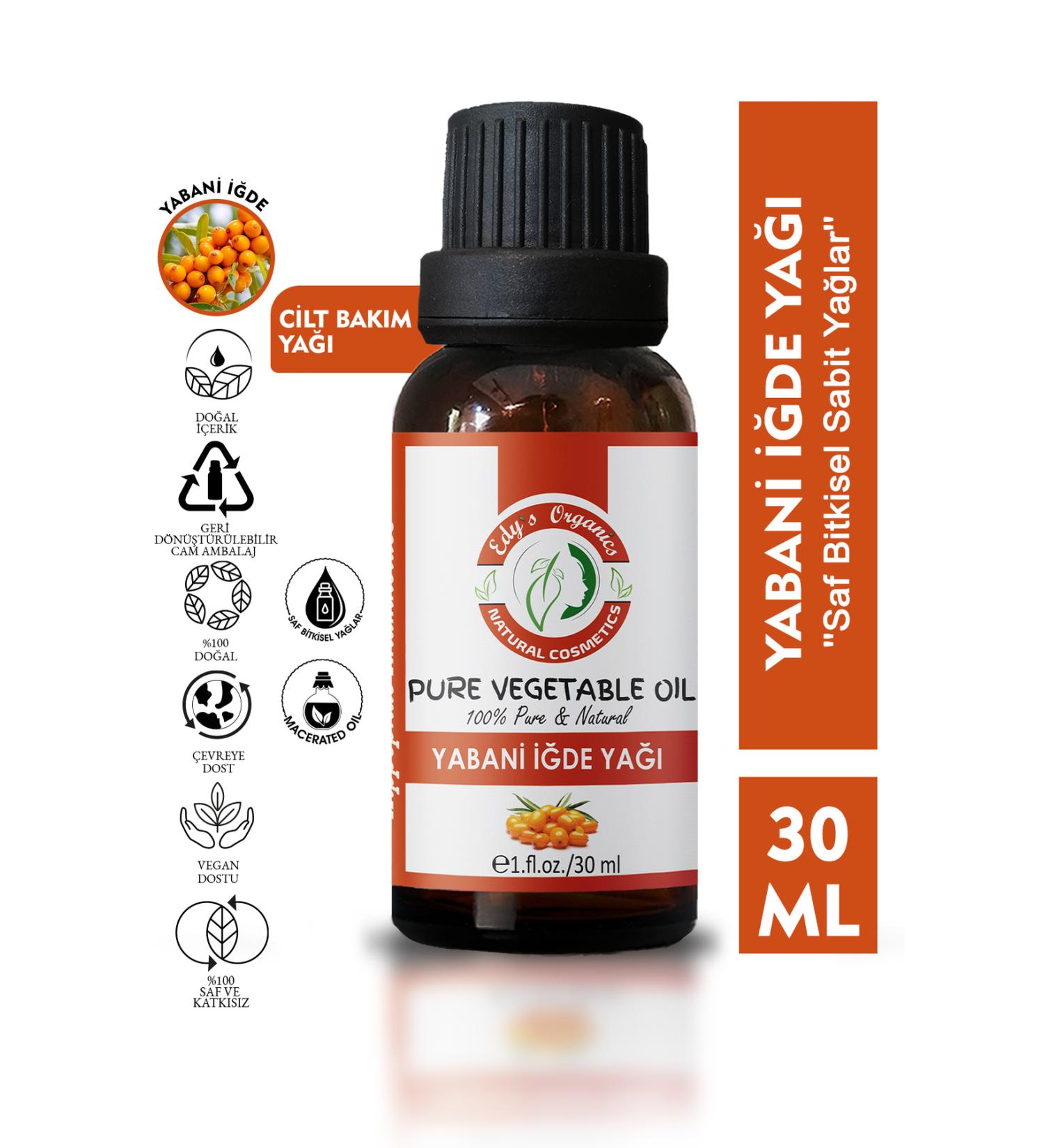 Edy's Organics Sea Buckthorn Oil Cold Pressed 30 Ml - Buy Online on GoSupps.com
