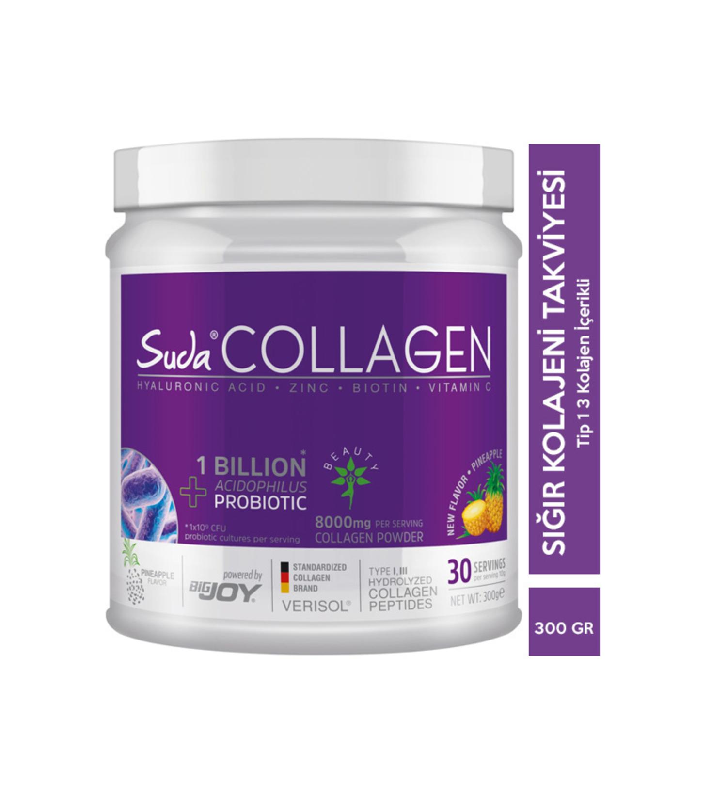 Collagen Probiotic in Water Pineapple Flavor 300 gr