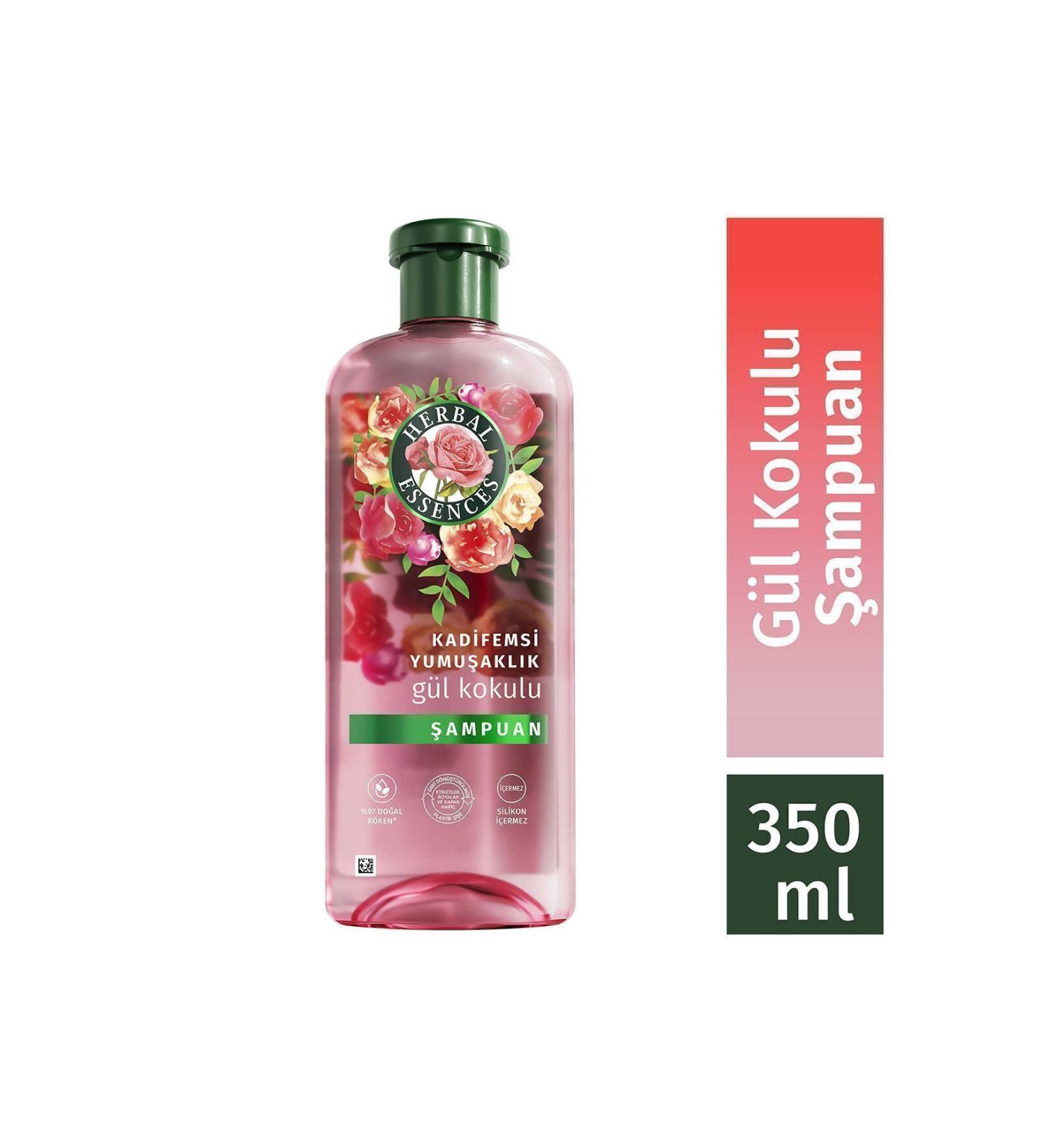 Herbal Essences Long and Damaged Hair Cleansing Shining Rose Scented Shampoo-350ml eleg.2129 - Buy Online on GoSupps.com