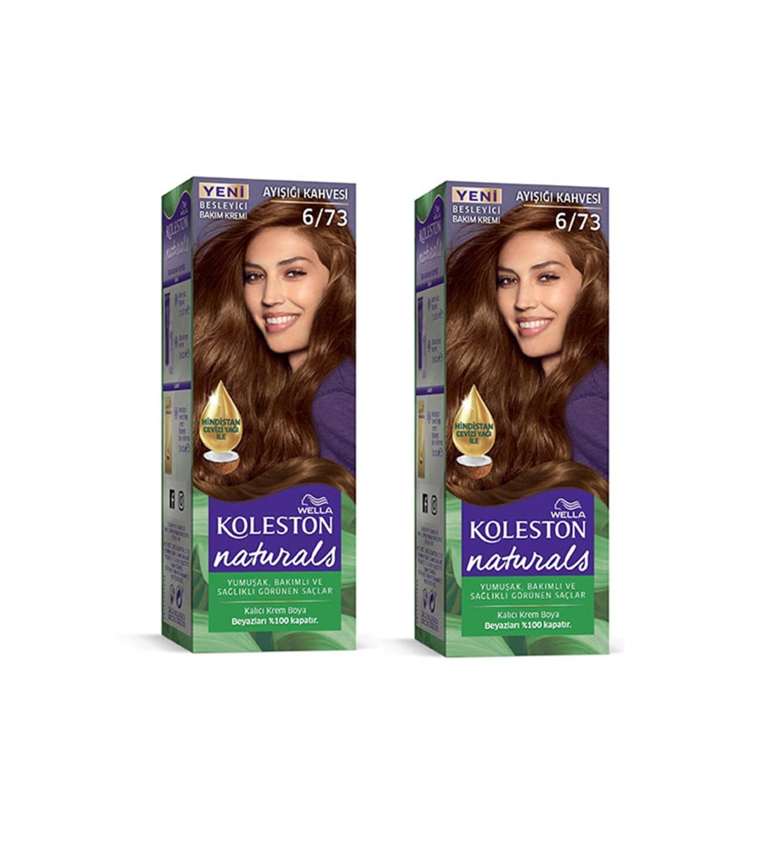 Naturals Hair Dye Moonlight Brown 6/73 2x Pack - Lisinya