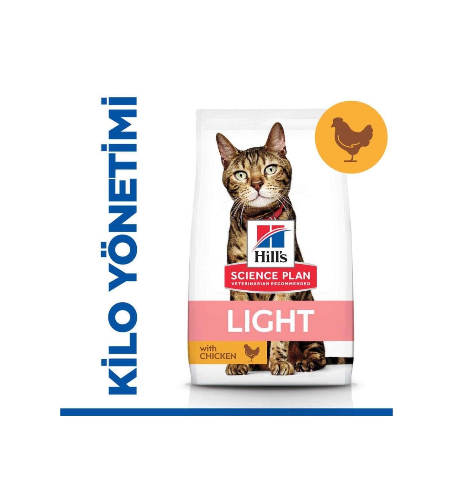 Hill's SCIENCE PLAN Light Chicken Adult Cat Food 3 Kg - Buy Online on GoSupps.com