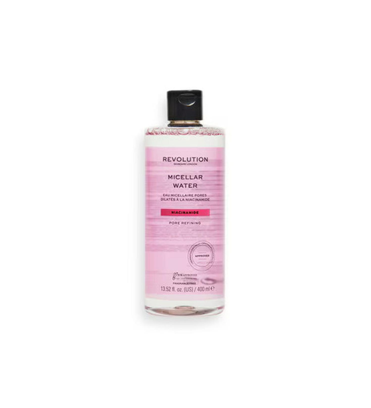 Revolution Fragrance-Free Skin Tone Balancing Pore Minimizing Makeup Remover Water 400 ml