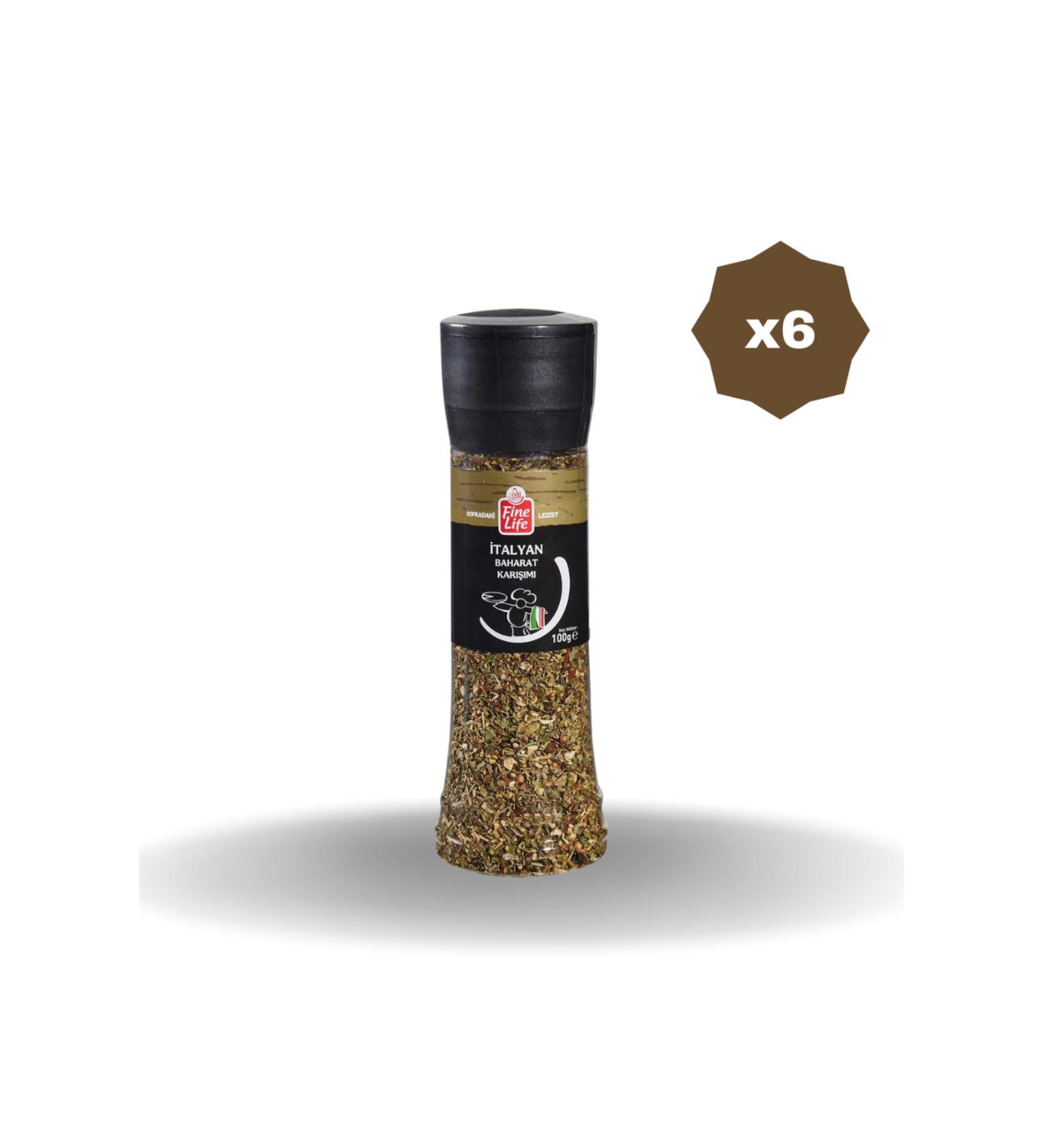 Fine Life FINE LIFE ITALIAN SPICES 100 GR - (6 PIECES)