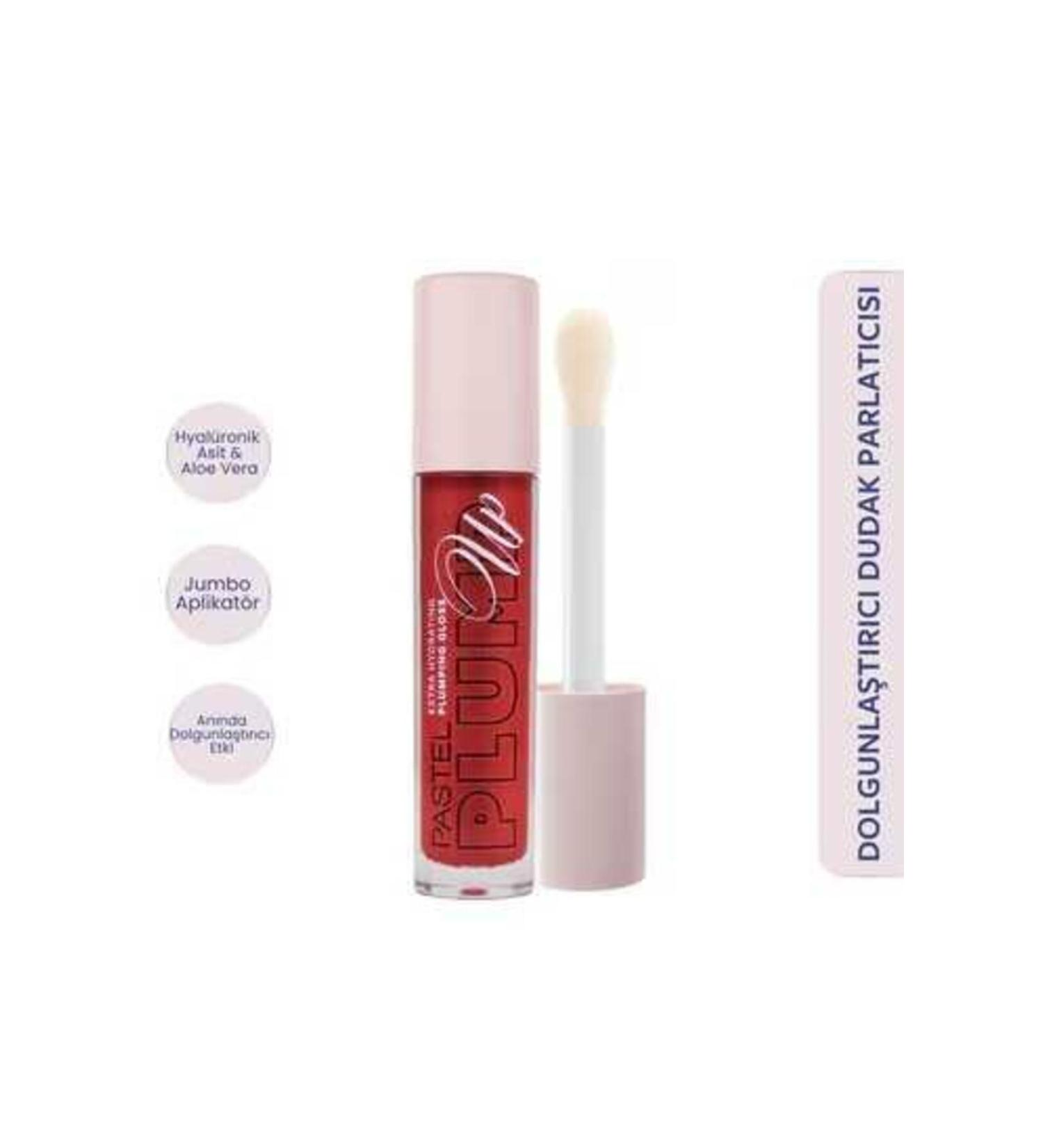 Pastel Plump Up Extra Hydrating Plumping Gloss - Plumping Lip Gloss 209 Red Velvet