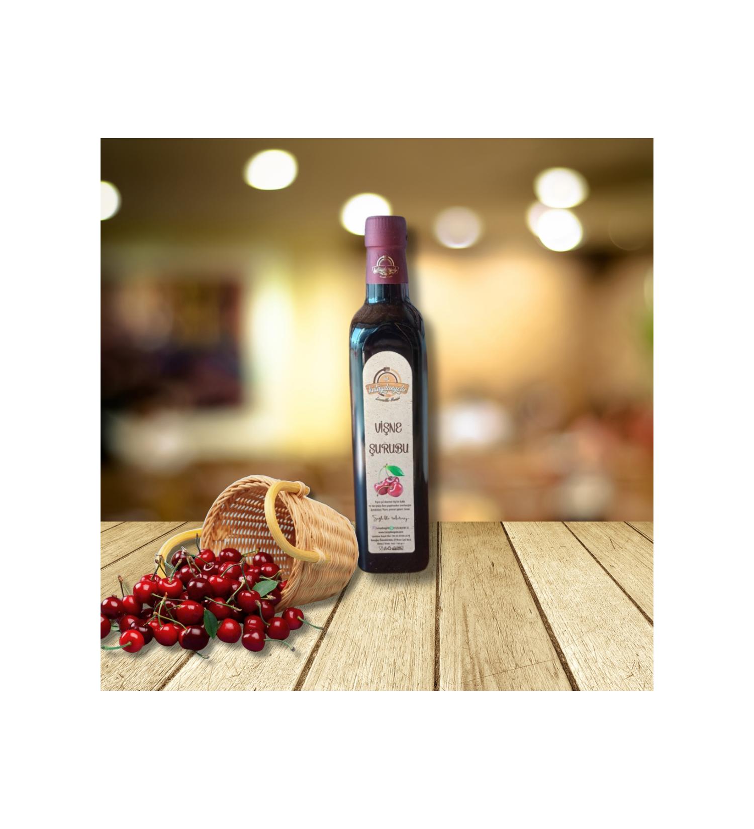 hataydangelir HATAYDANGELIR CONCENTRATED HOME MADE CHERRY SYRUP (750 GR) - Buy Online on GoSupps.com