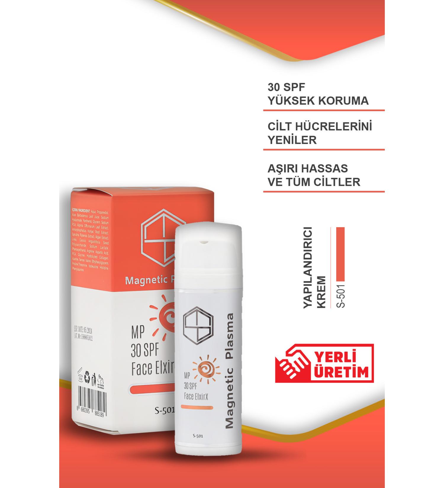 MAGNETIC PLASMA 50ml - Restructuring Sun Cream - High Protection for All Skin Types - Spf30 - Buy Online on GoSupps.com