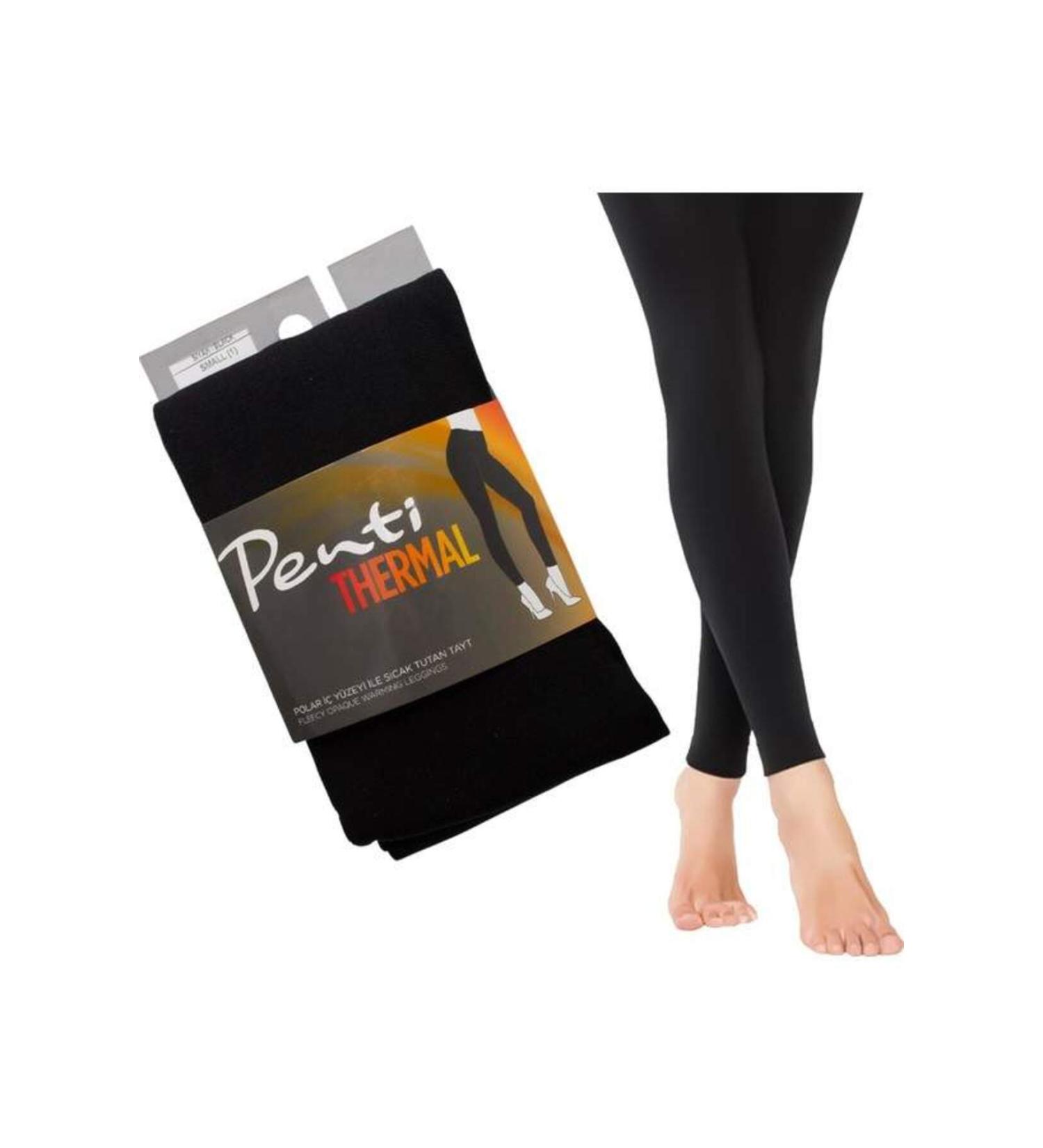 Skygo Polar Fleece Inner Warm Black Women's Penti Underwear Tights - Buy Online on GoSupps.com