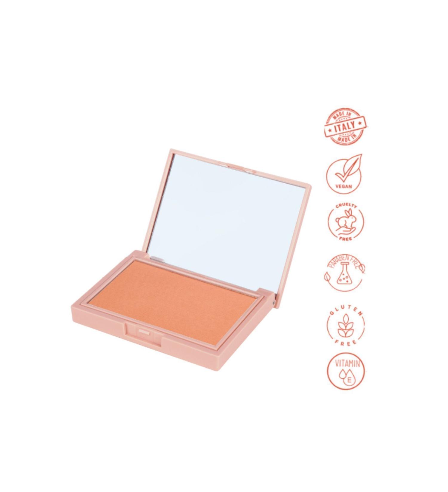 Dora Joy Matte Powder Blush 02 Juicy Peach Powder Blush Vegan Vitamin E - Buy Online on GoSupps.com