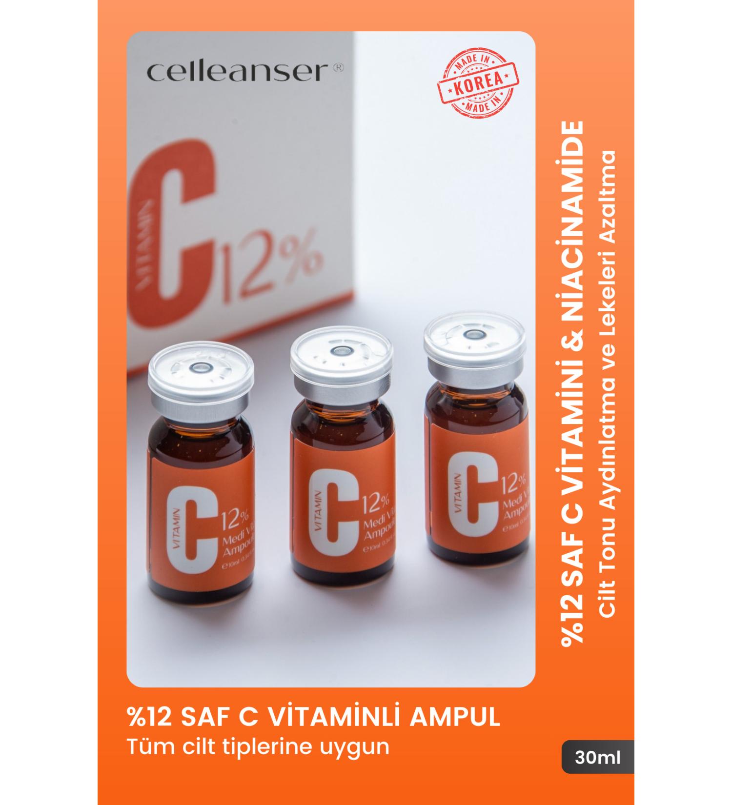 celleanser Pure Vitamin C Anti-Spot and Brightening Peptide Serum