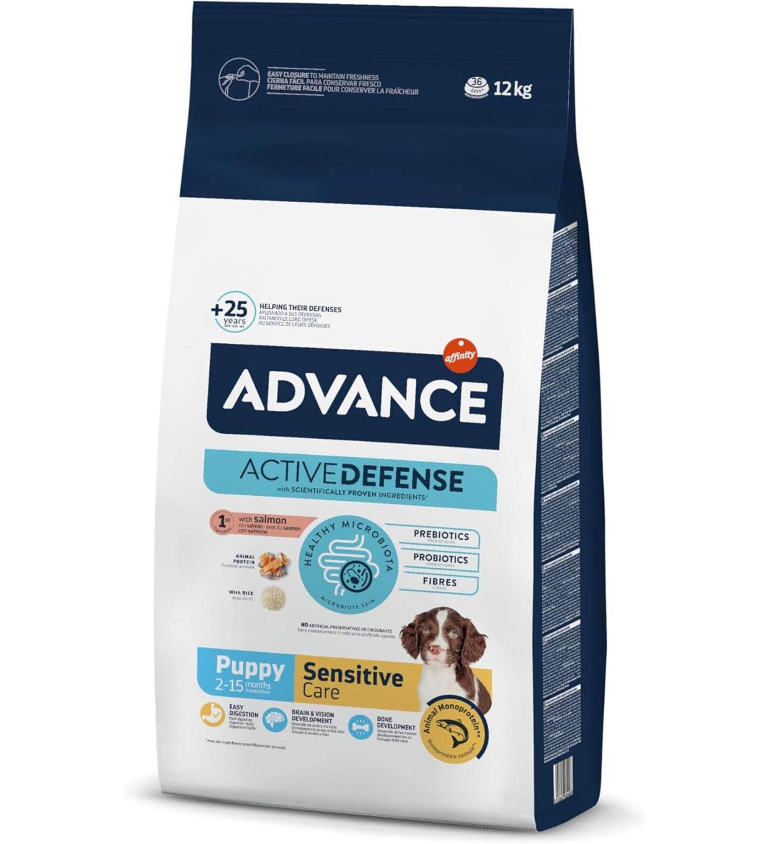 Advance Dry Dog Food Salmon & Rice Sensitive Puppy 12 Kg