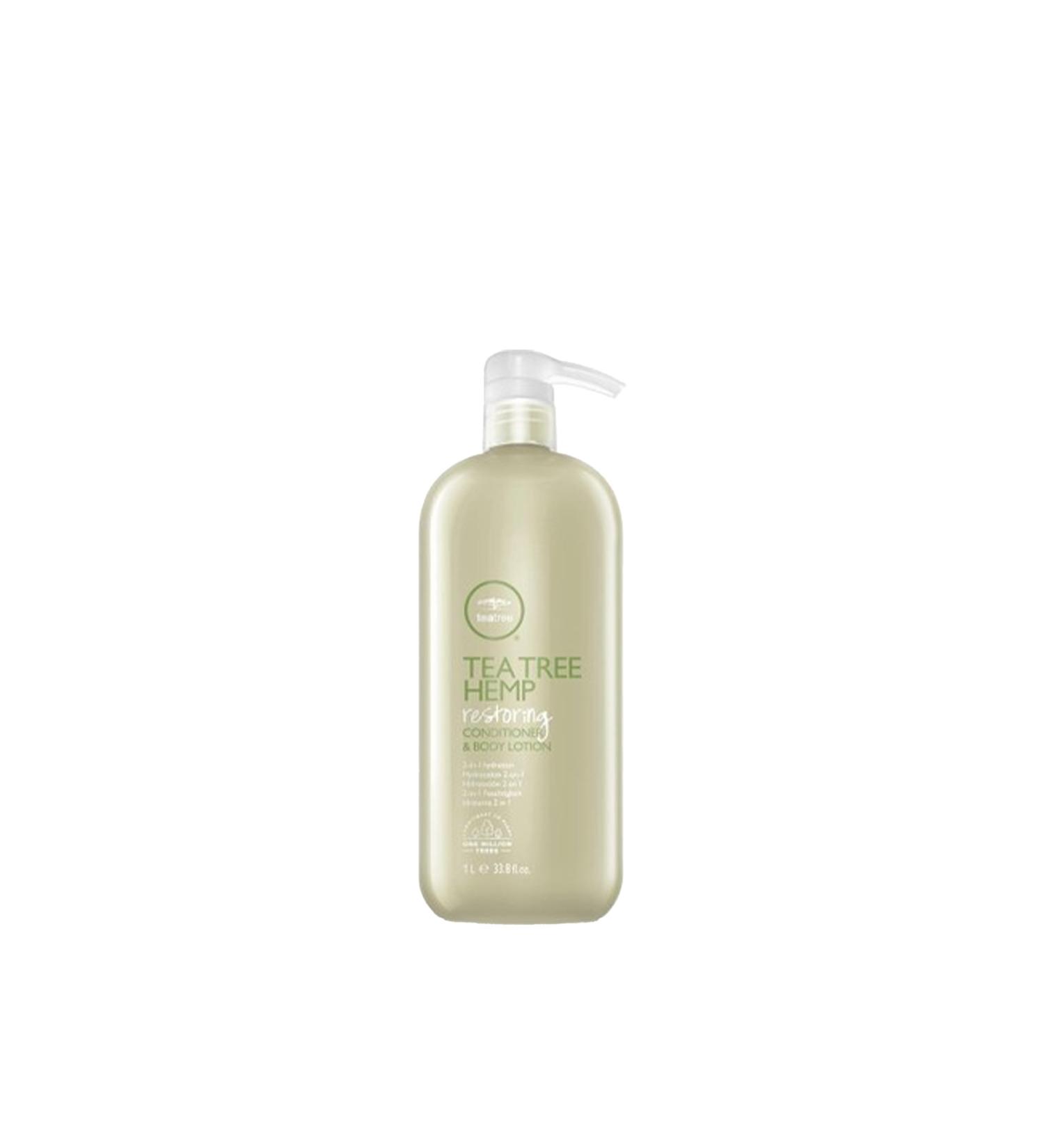PAUL MITCHELL Tea Tree Hemp Restoring Repairing Conditioner and Body Lotion 1000 ml