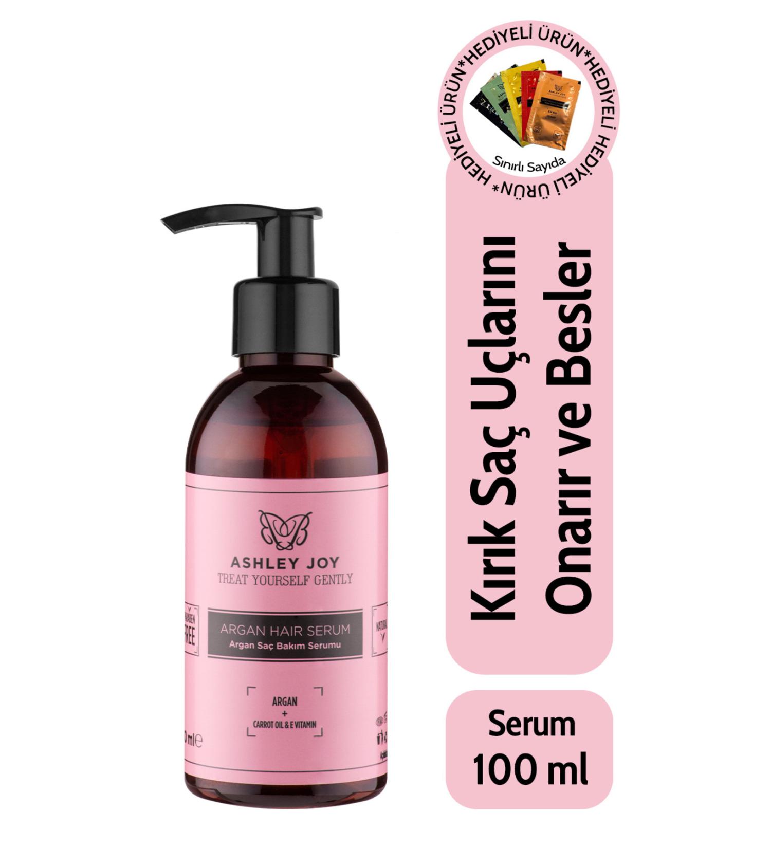 Ashley Joy Argan Oil Repairing Nourishing Hair Care Serum for Dry and Damaged Hair Ends 100 ml - Buy Online on GoSupps.com