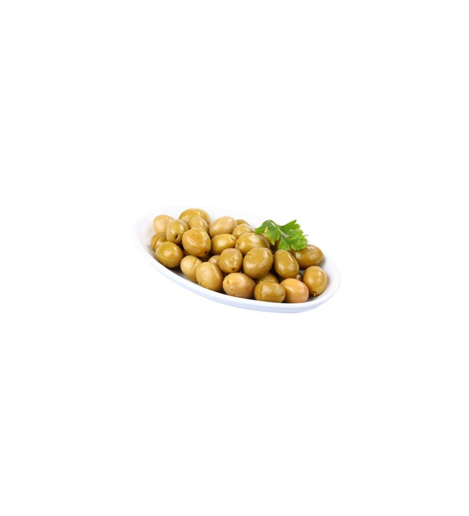 Teksen Stone Crushed Green Olives Pet Jar-1000G