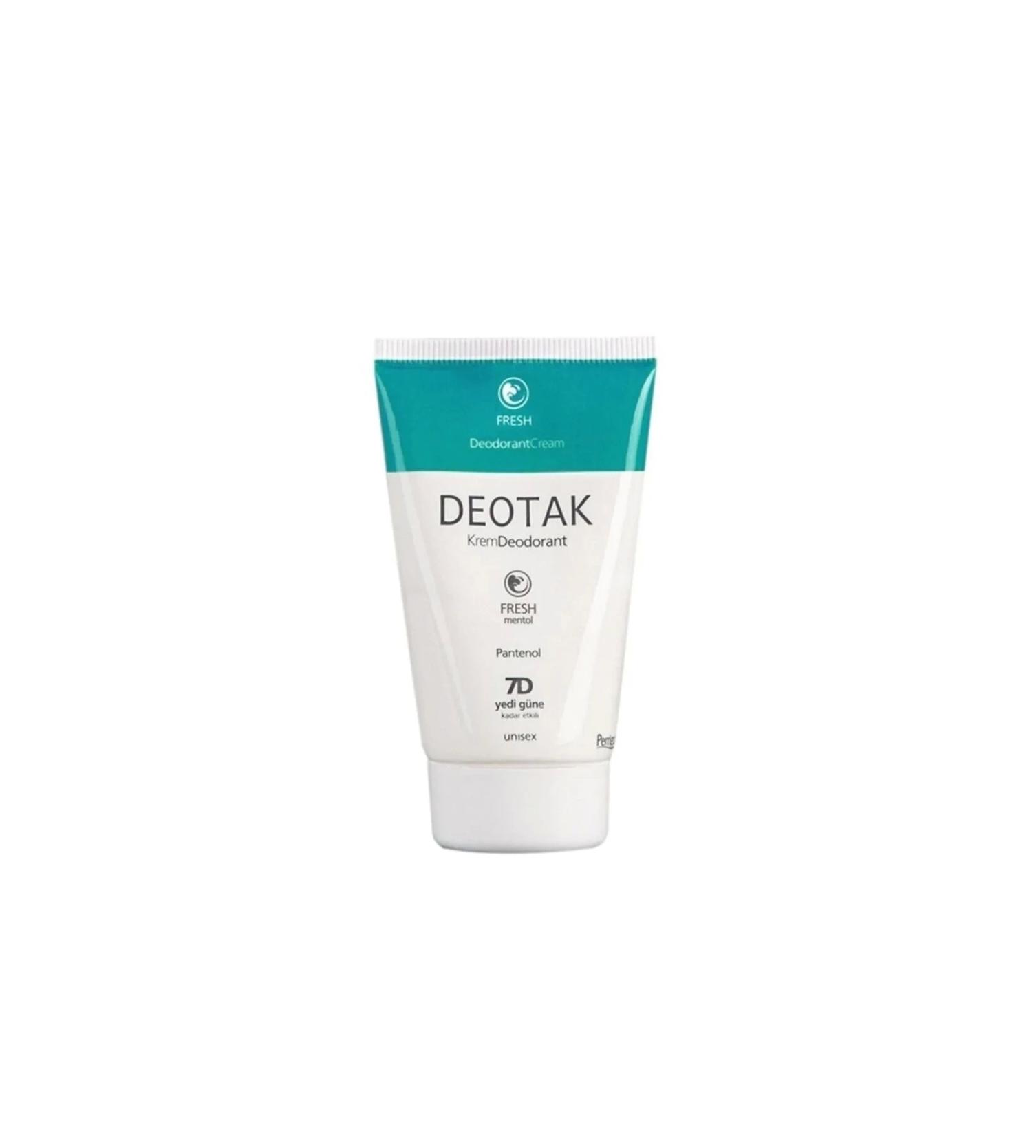 Deotak Fresh Menthol Cream Deodorant 35 ml