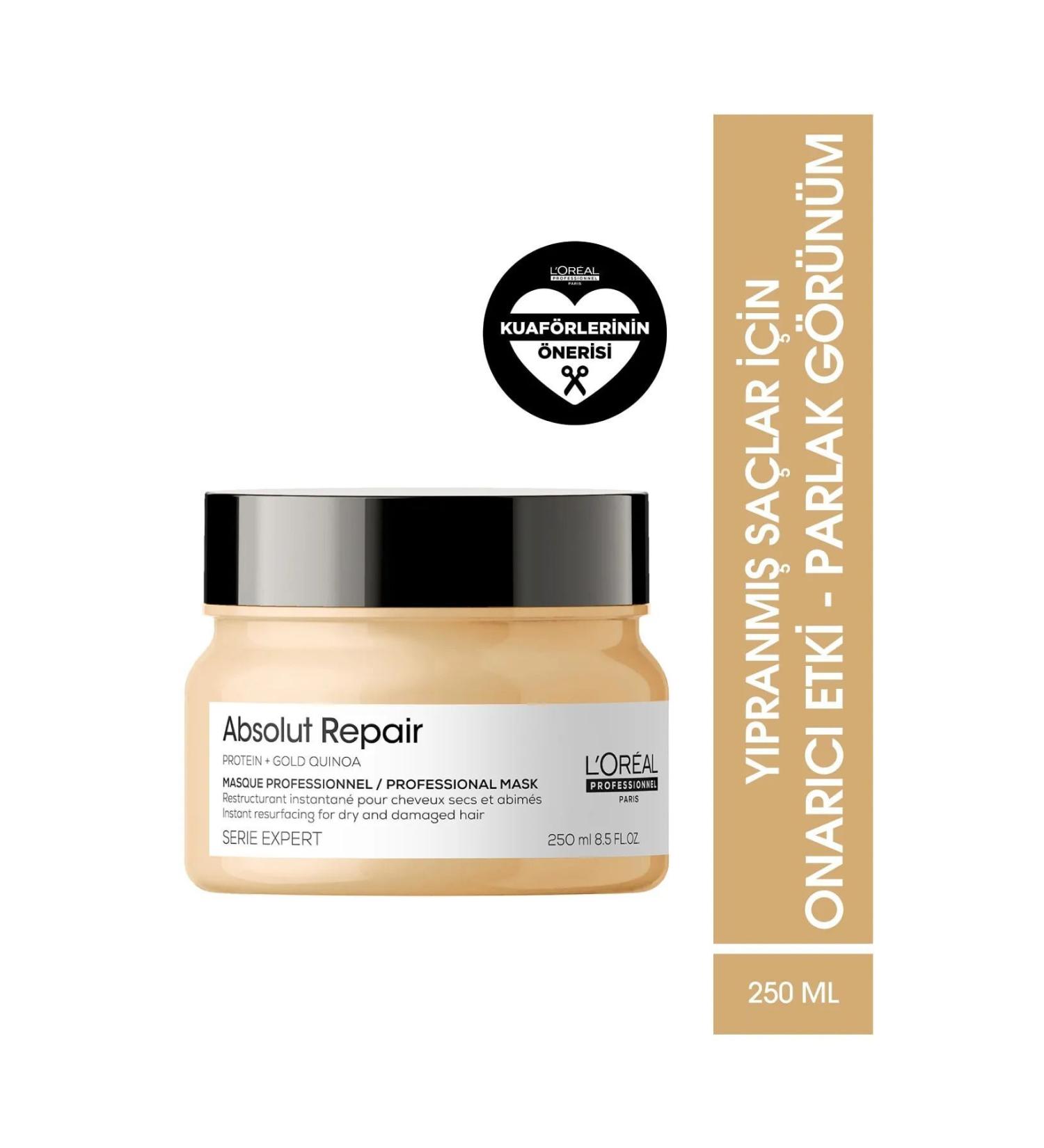 L'oreal Professionnel Loreal Serie Expert Mask Absolut Repair - Hair Restructuring Mask 250 ML KUAFOREVA1 - Buy Online on GoSupps.com