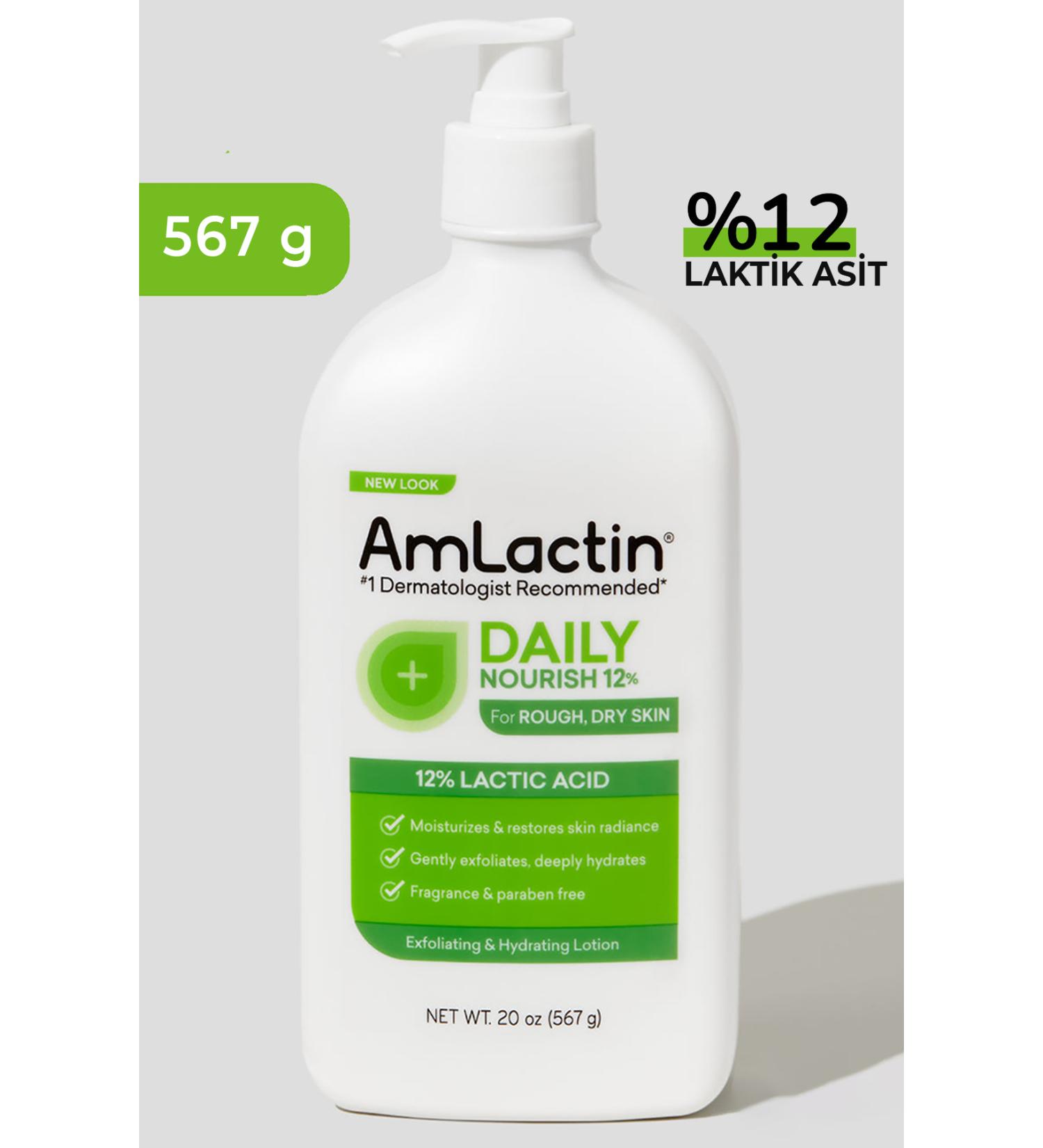 AmLactin 12% Lactic Acid Daily Nourishing Lotion 567GR - Buy Online on GoSupps.com