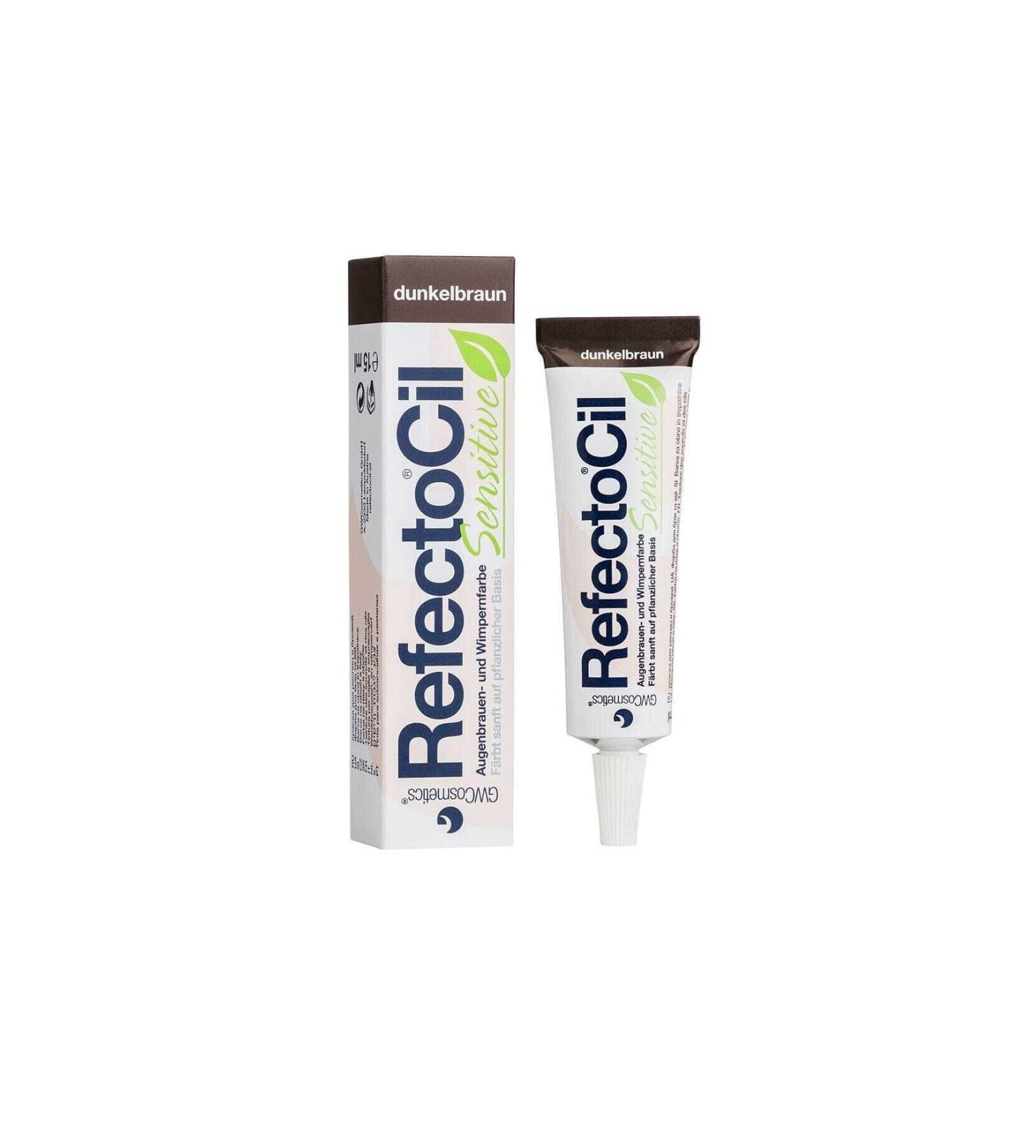Refectocil Eyebrow and Eyelash Dye 15 Ml Dark Brown - Easy to Use eyebrow_dye-286 MIRACLE W25
