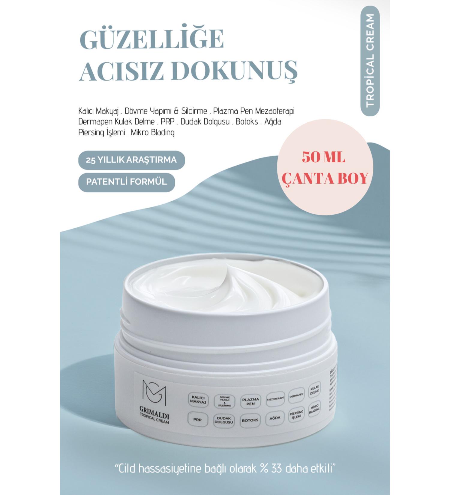 GRIMALDI Topical Cream Anesthetic Laser botox filler permanent makeup dermapen dermaroller pre-procedure cream 50ml - Buy Online on GoSupps.com