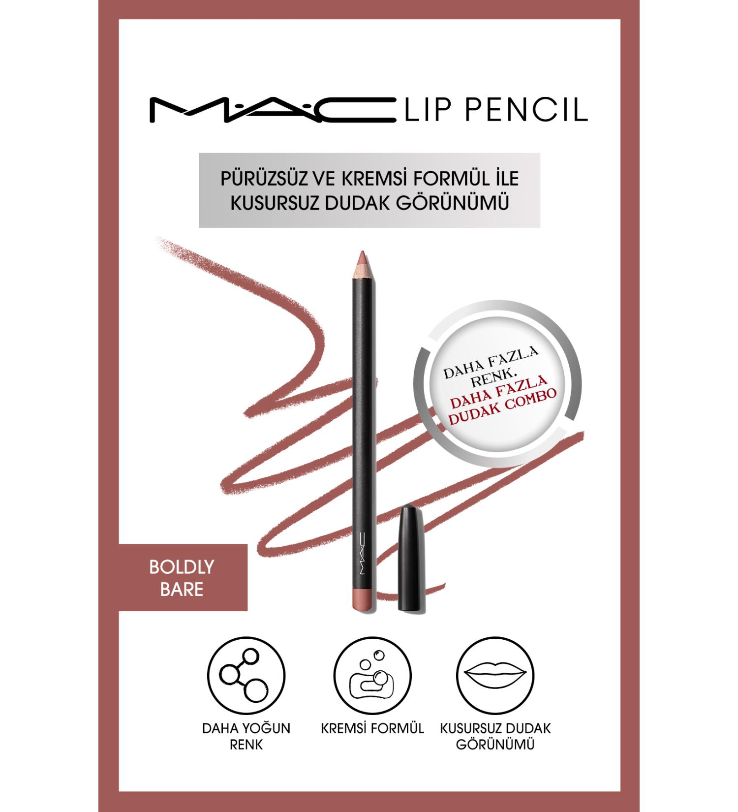 Mac Creamy Permanent Lip Pencil - Lip Pencil - Boldly Bare 1.45 G