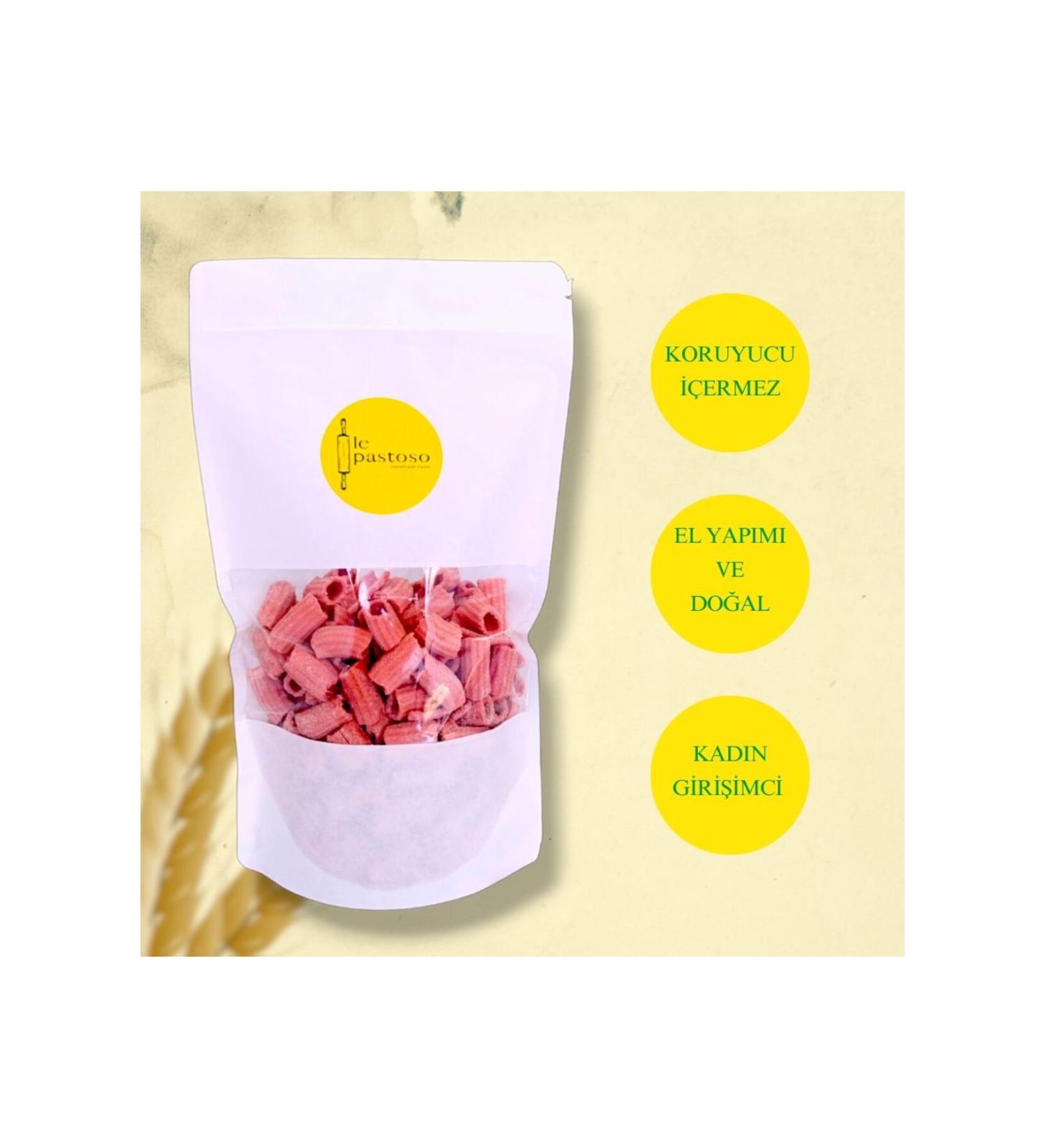 le pastoso 300 gr. Handmade Beetroot Tube Pasta